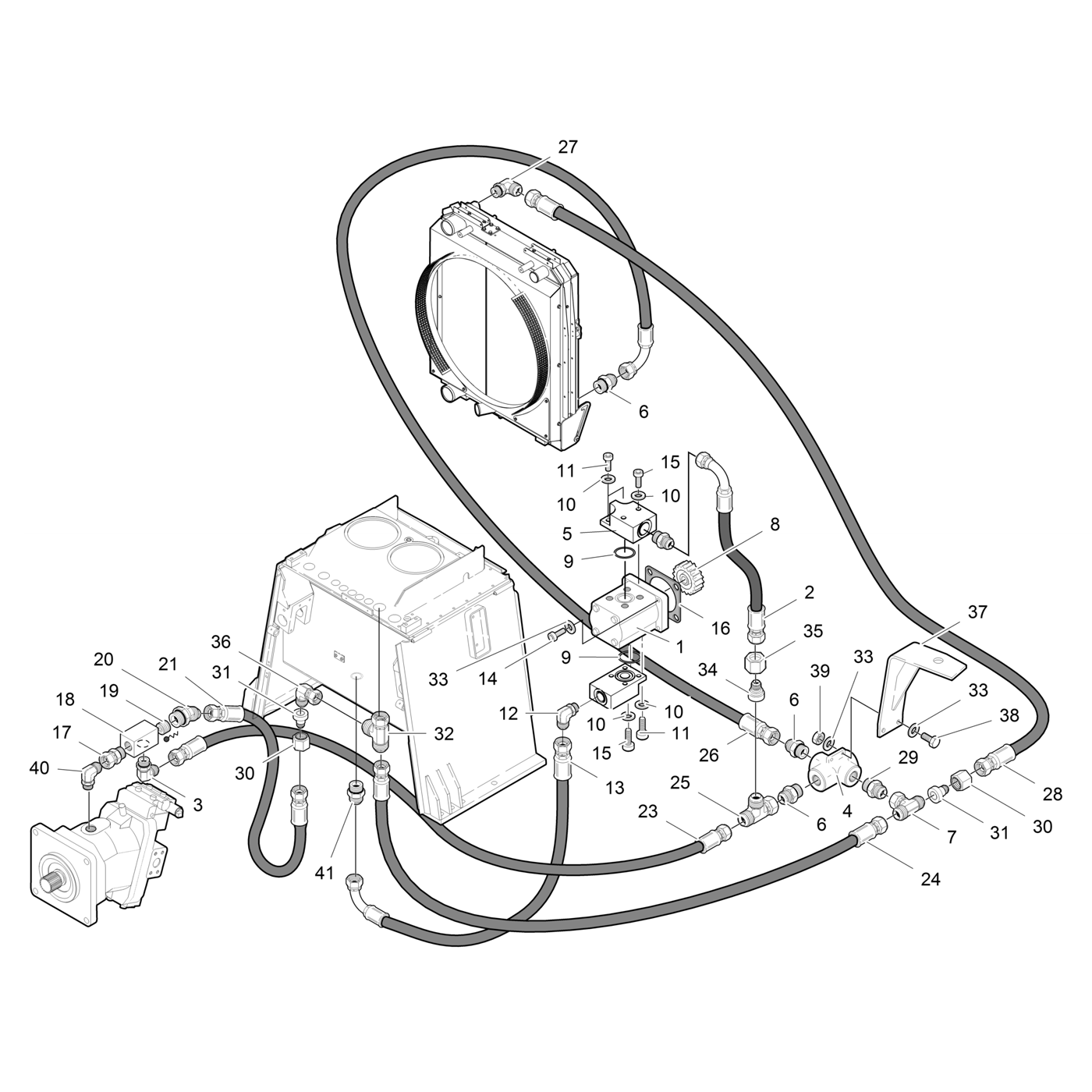 фотография Гидравлический шланг 5065549 от интернет-магазина sp.parts