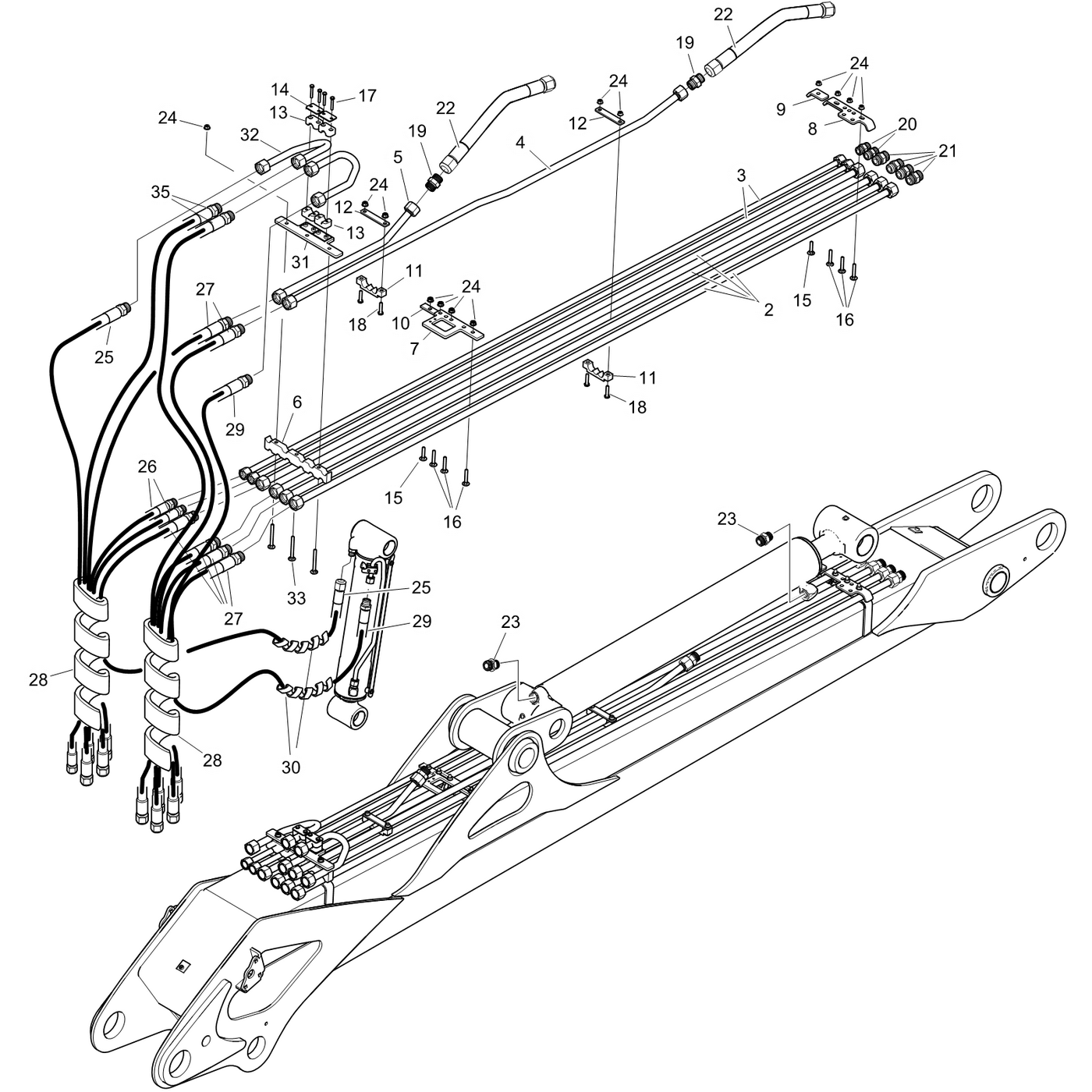 фотография Гидравлическая трубка 5210374 от интернет-магазина sp.parts