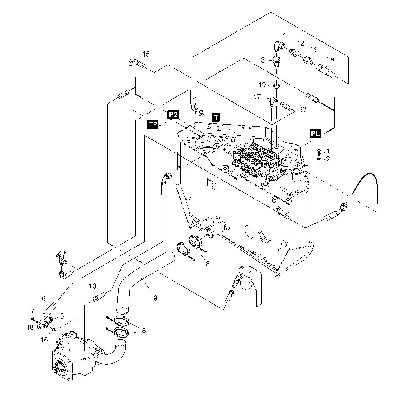 фотография Гидравлический шланг 5071856 от интернет-магазина sp.parts