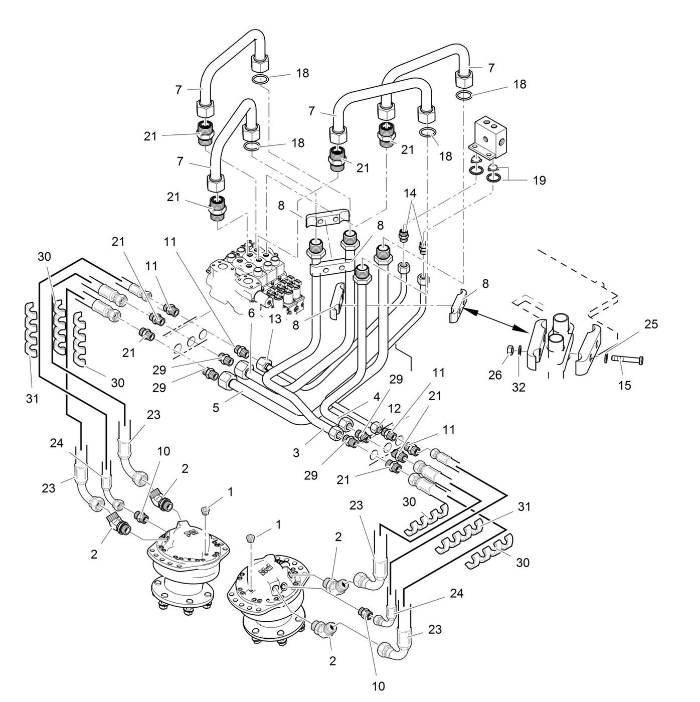 фотография Гидравлическая трубка 5073926 от интернет-магазина sp.parts