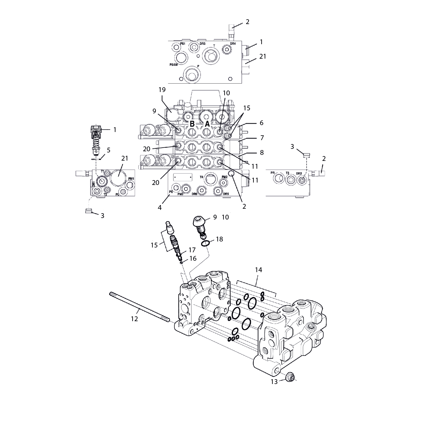 фотография Комплект прокладок 5256288 от интернет-магазина sp.parts