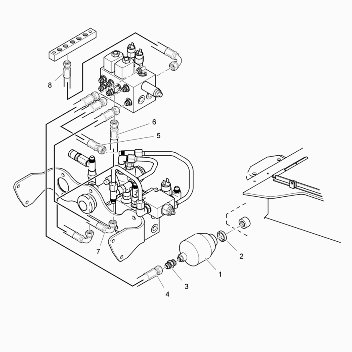 фотография Гидравлический шланг 5072342 от интернет-магазина sp.parts