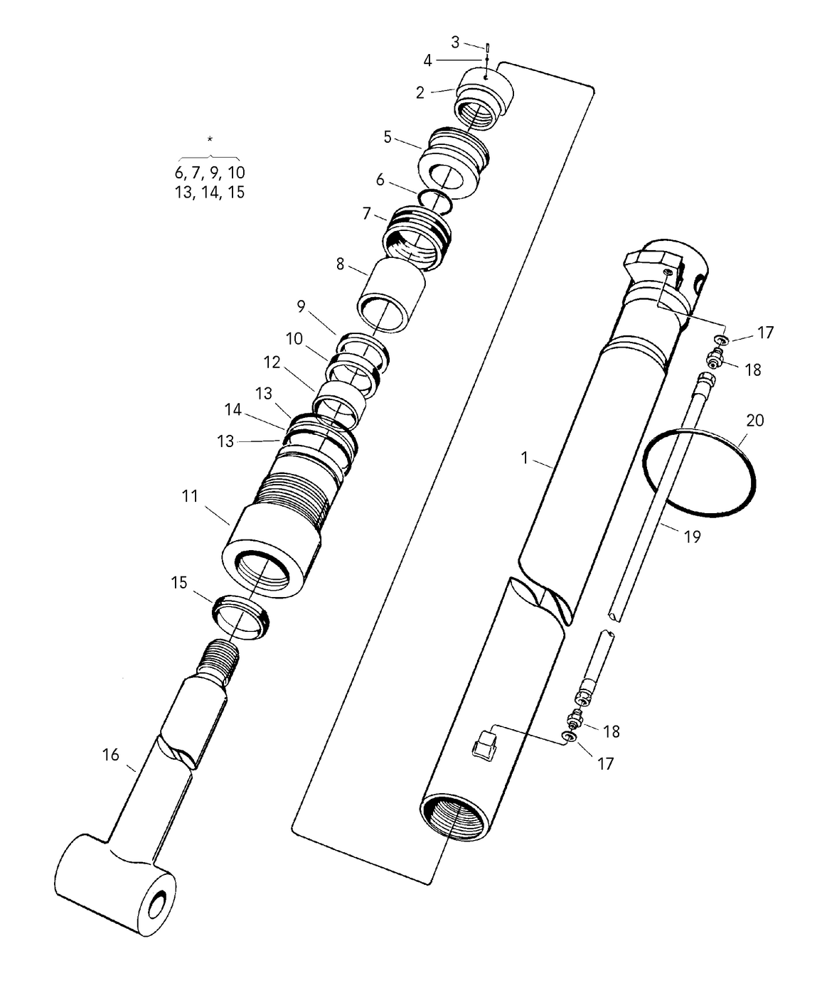 фотография Гидравлический цилиндр 4635671 от интернет-магазина sp.parts