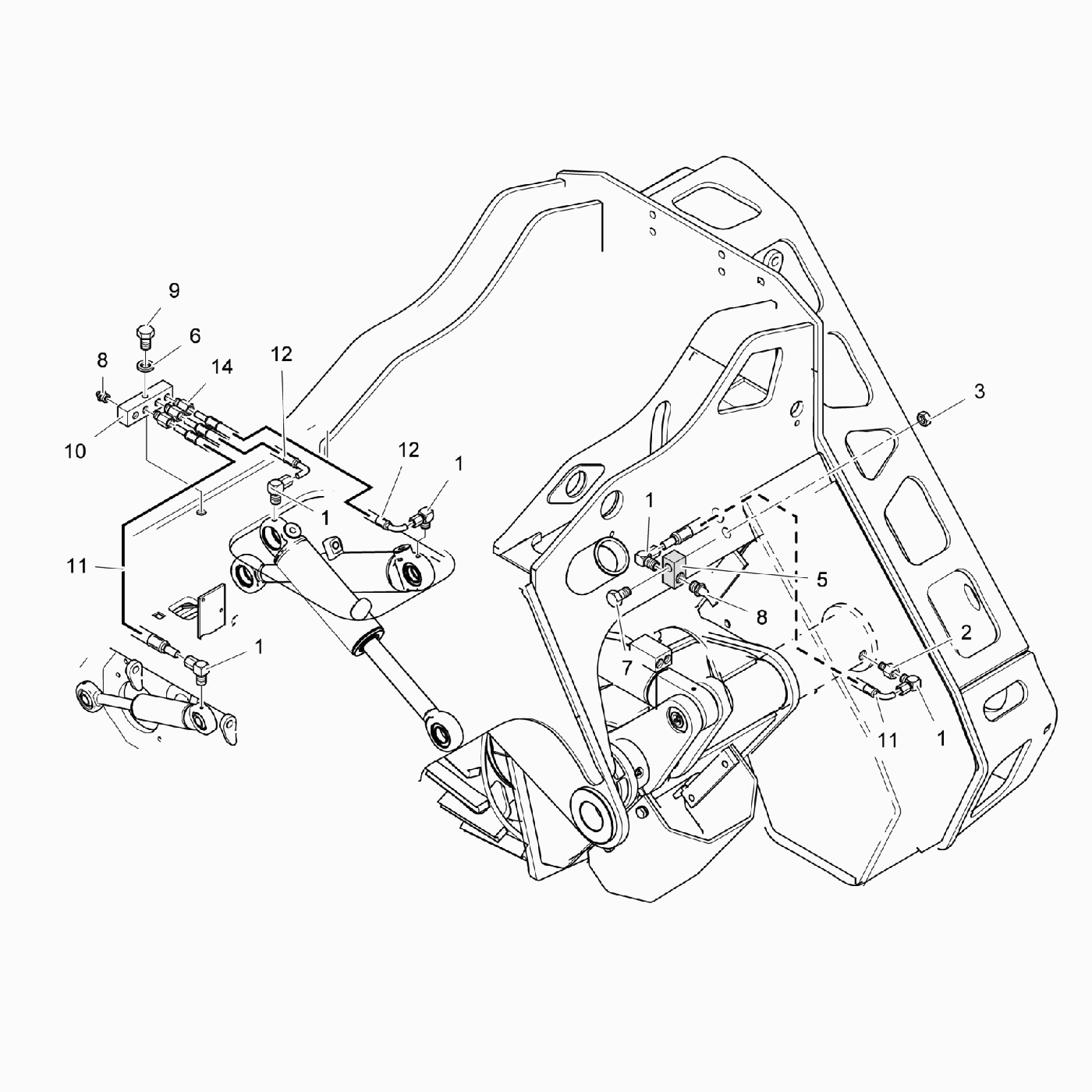 фотография Гидравлический шланг 5075486 от интернет-магазина sp.parts