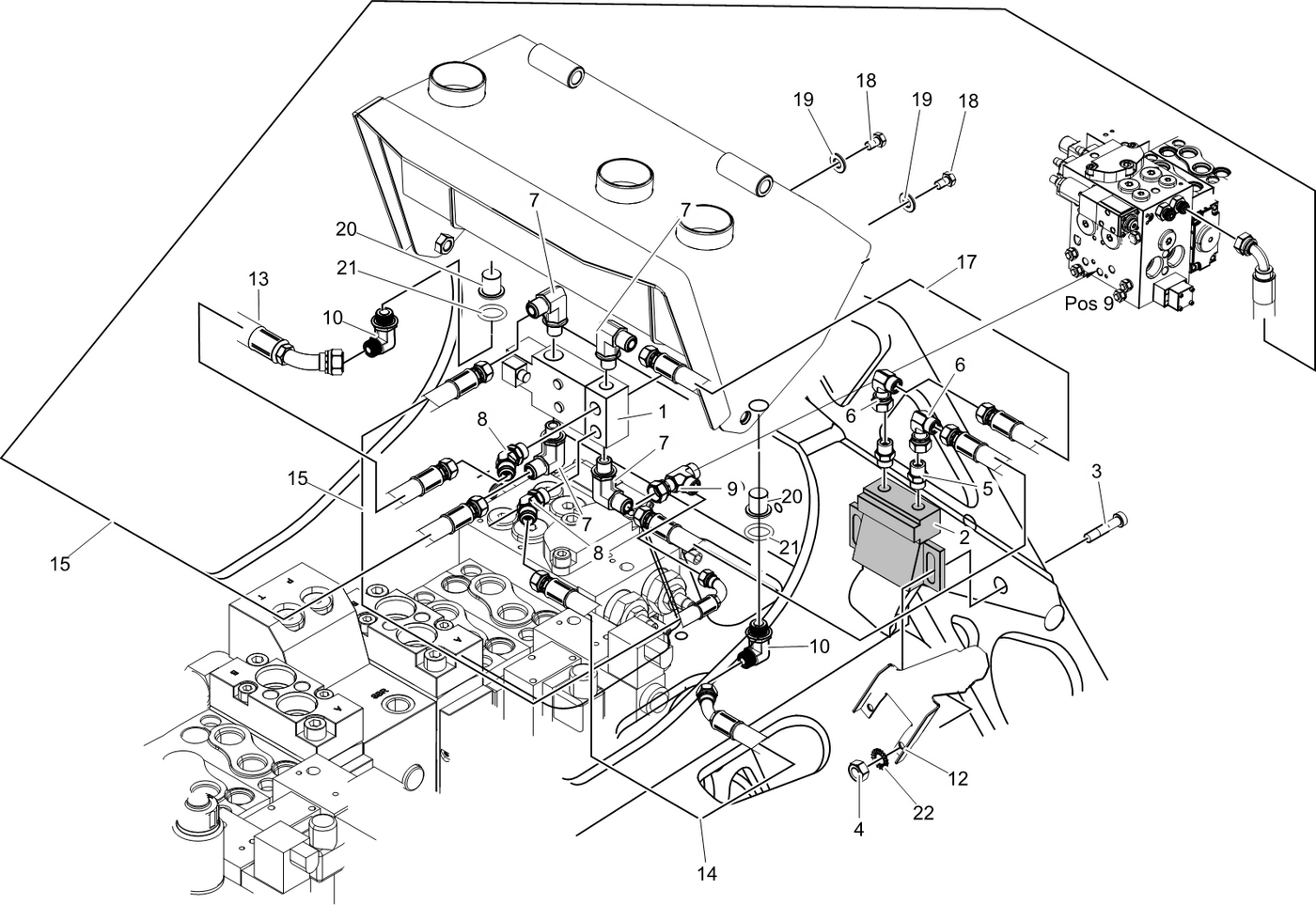 фотография Гидравлический шланг 5194326 от интернет-магазина sp.parts