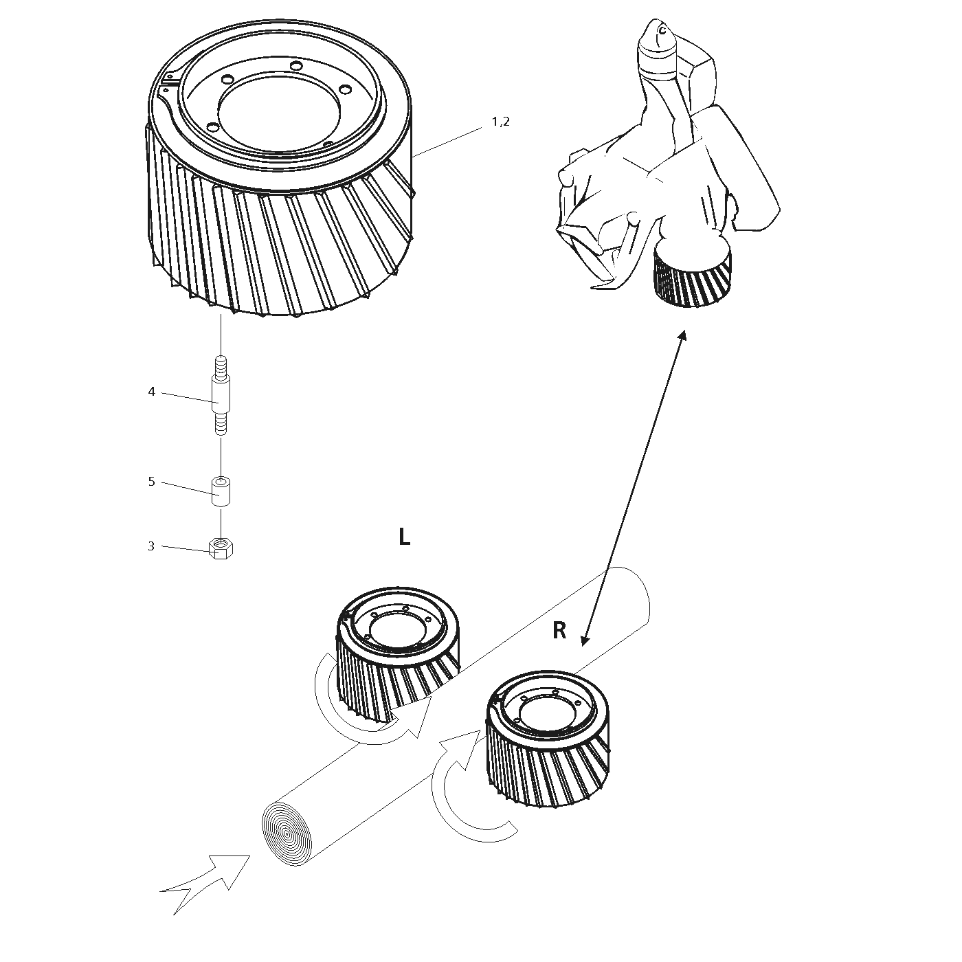 фотография Подающий ролик 5038288 от интернет-магазина sp.parts