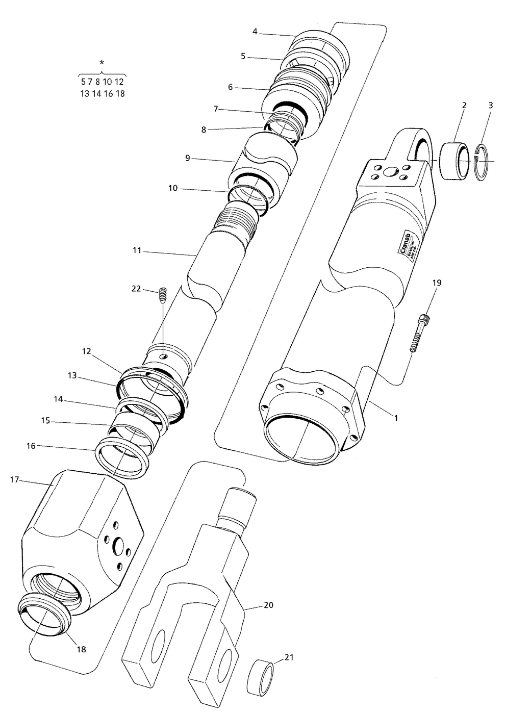 фотография Шток поршня 4624301 от интернет-магазина sp.parts