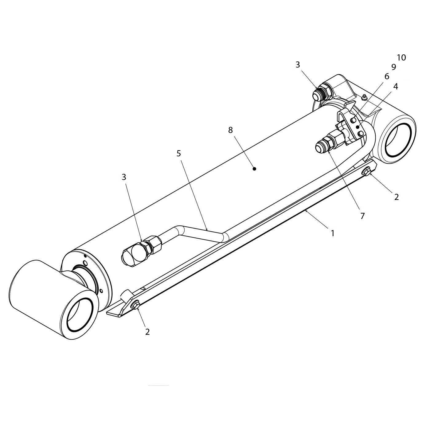 фотография Гидравлический цилиндр 5254641 от интернет-магазина sp.parts