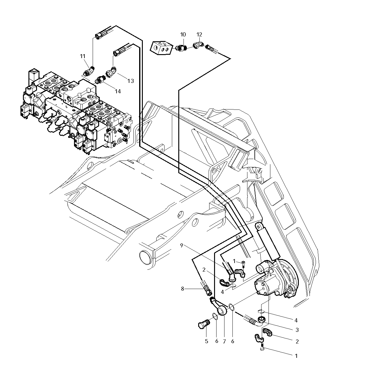 фотография Гидравлический шланг 5048307 от интернет-магазина sp.parts