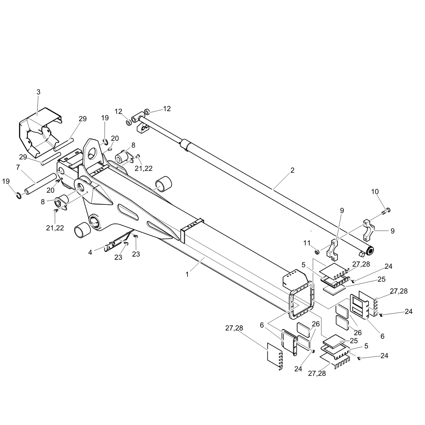 фотография Гидравлический цилиндр 5272848 от интернет-магазина sp.parts