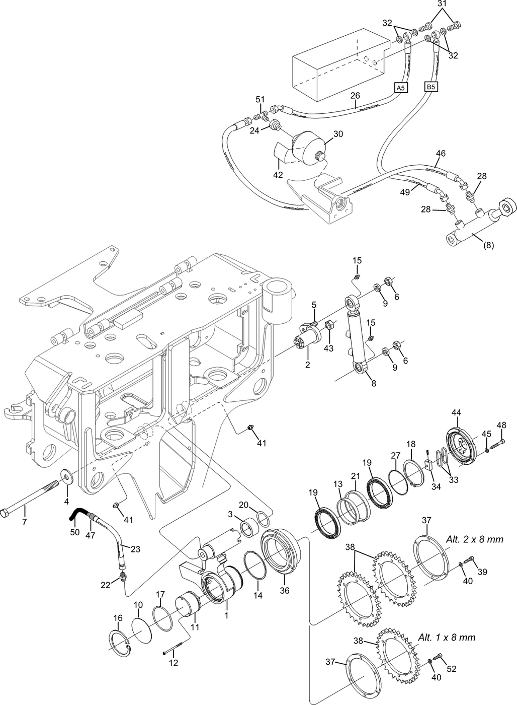 фотография Гидравлический шланг 5253337 от интернет-магазина sp.parts