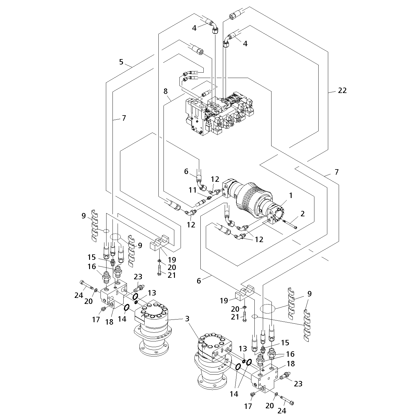 фотография Гидравлический мотор 5067752 от интернет-магазина sp.parts