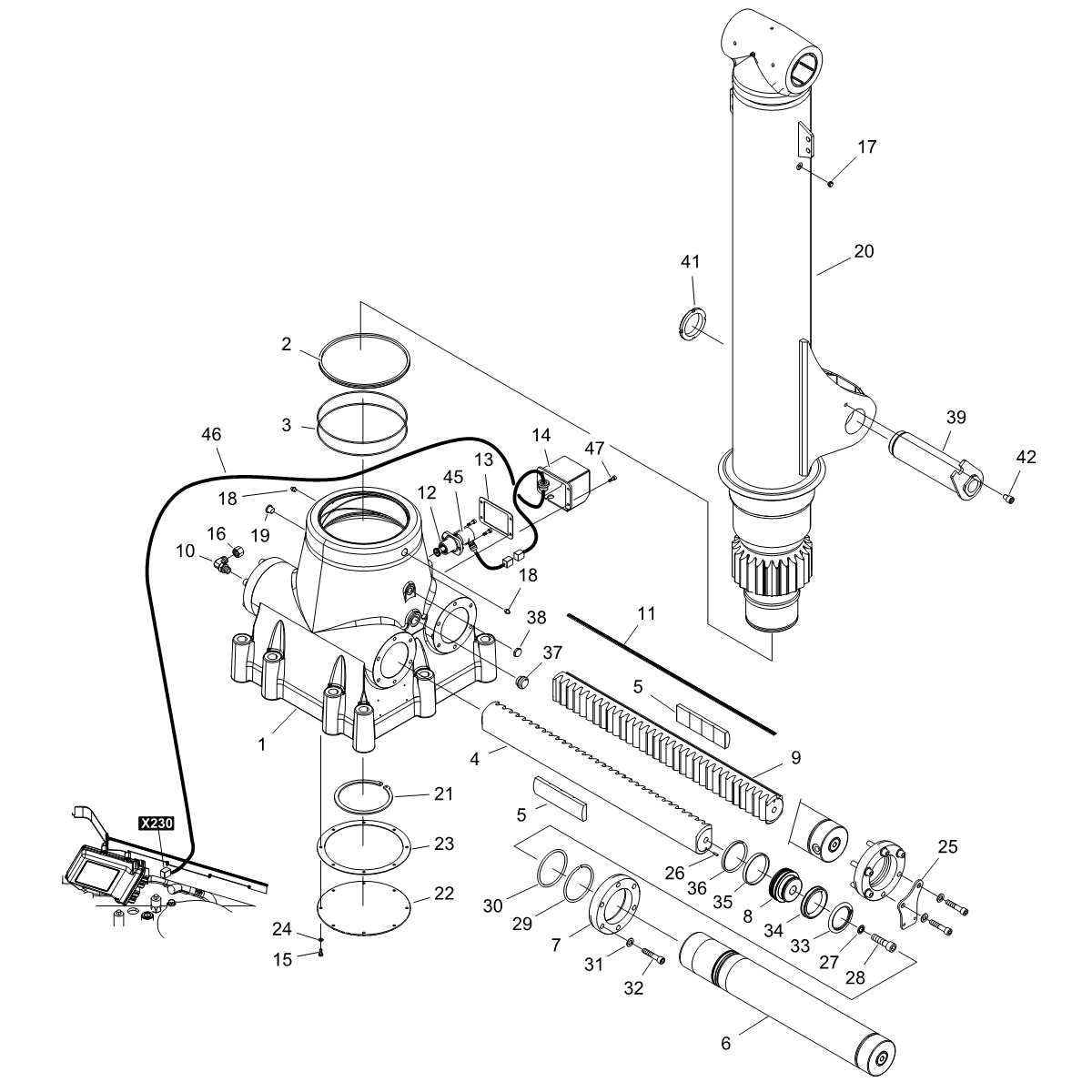 фотография Стойка подъемного крана 5068801 от интернет-магазина sp.parts