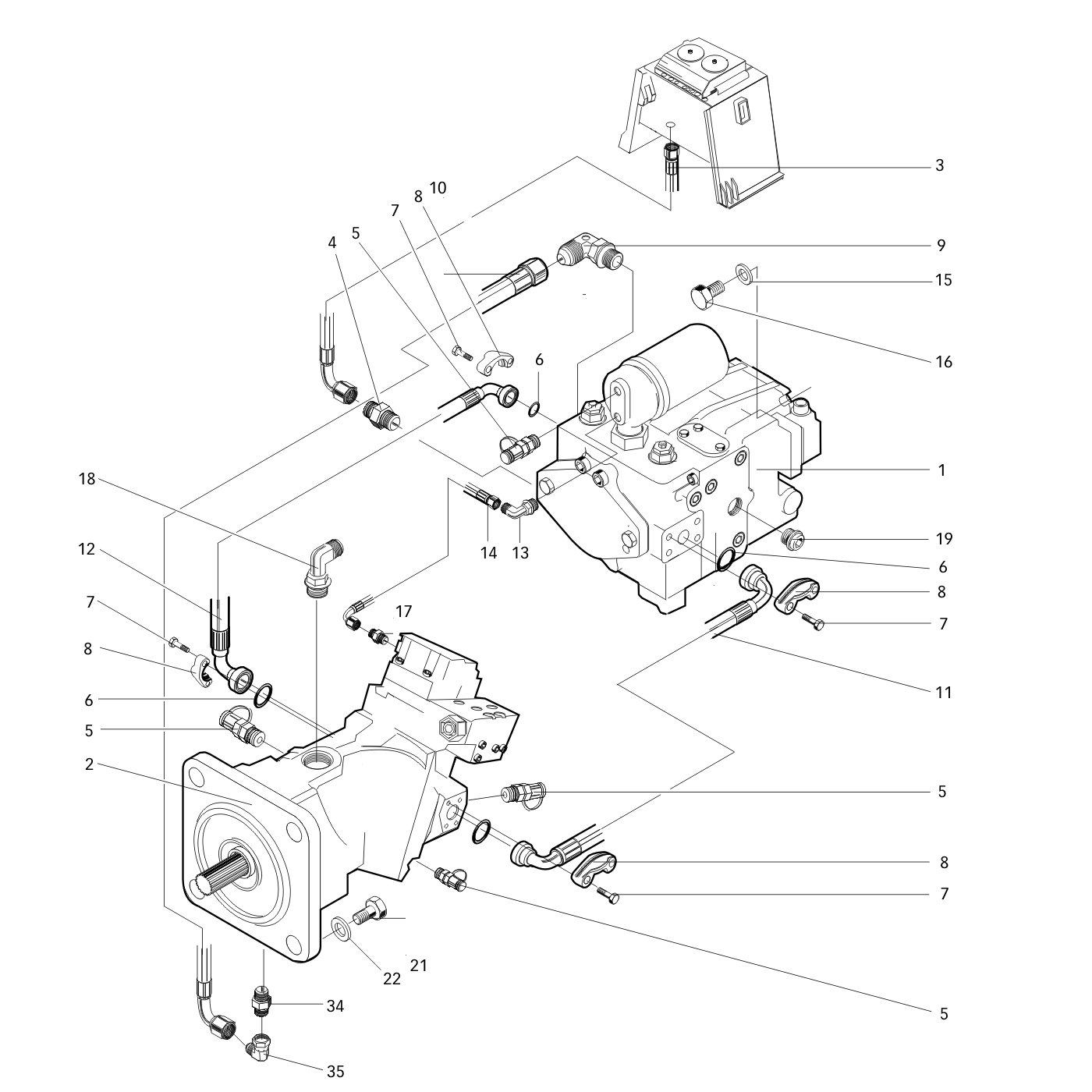 фотография Гидравлический шланг 5024538 от интернет-магазина sp.parts