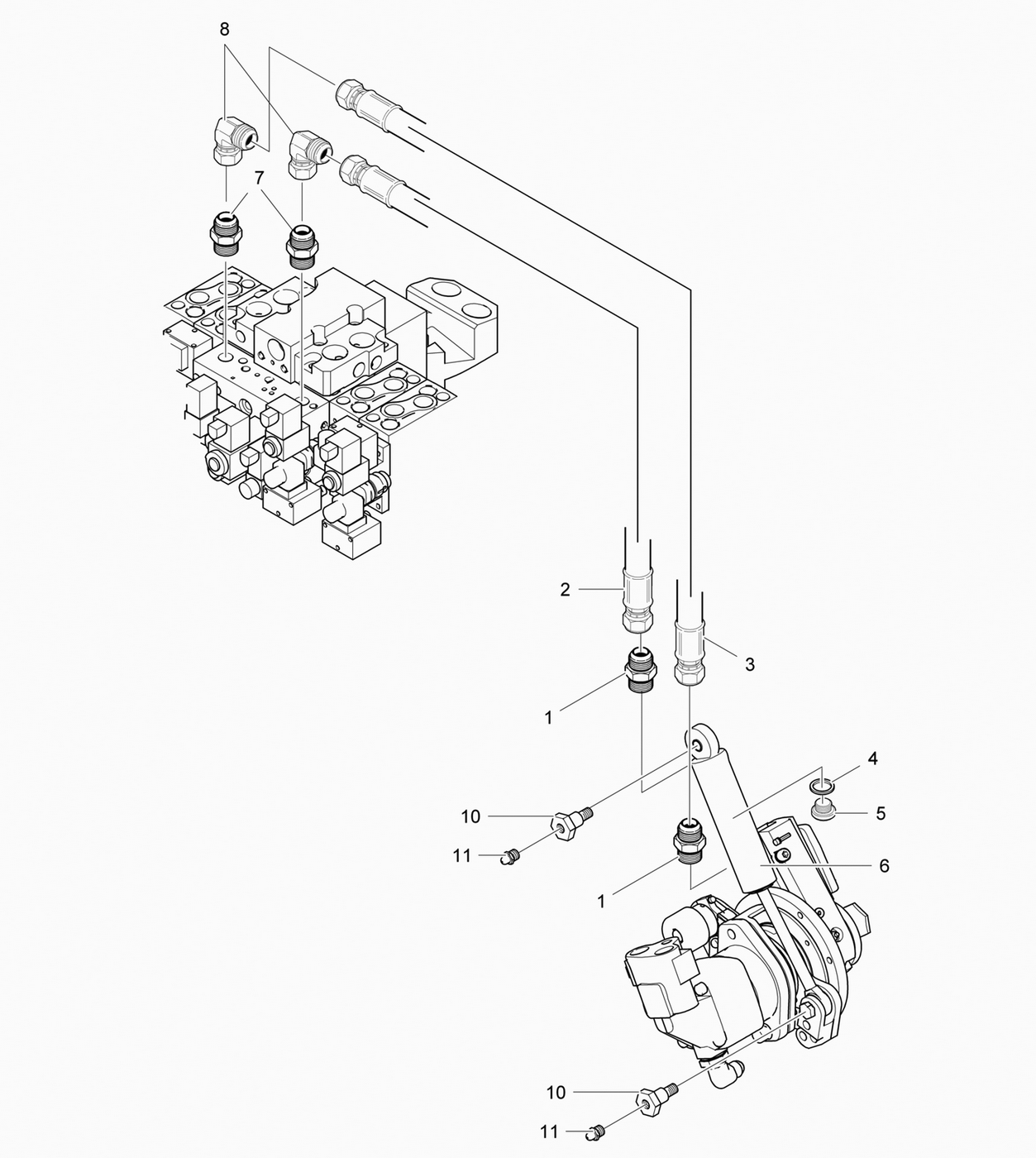 фотография Гидравлический цилиндр 5092223 от интернет-магазина sp.parts