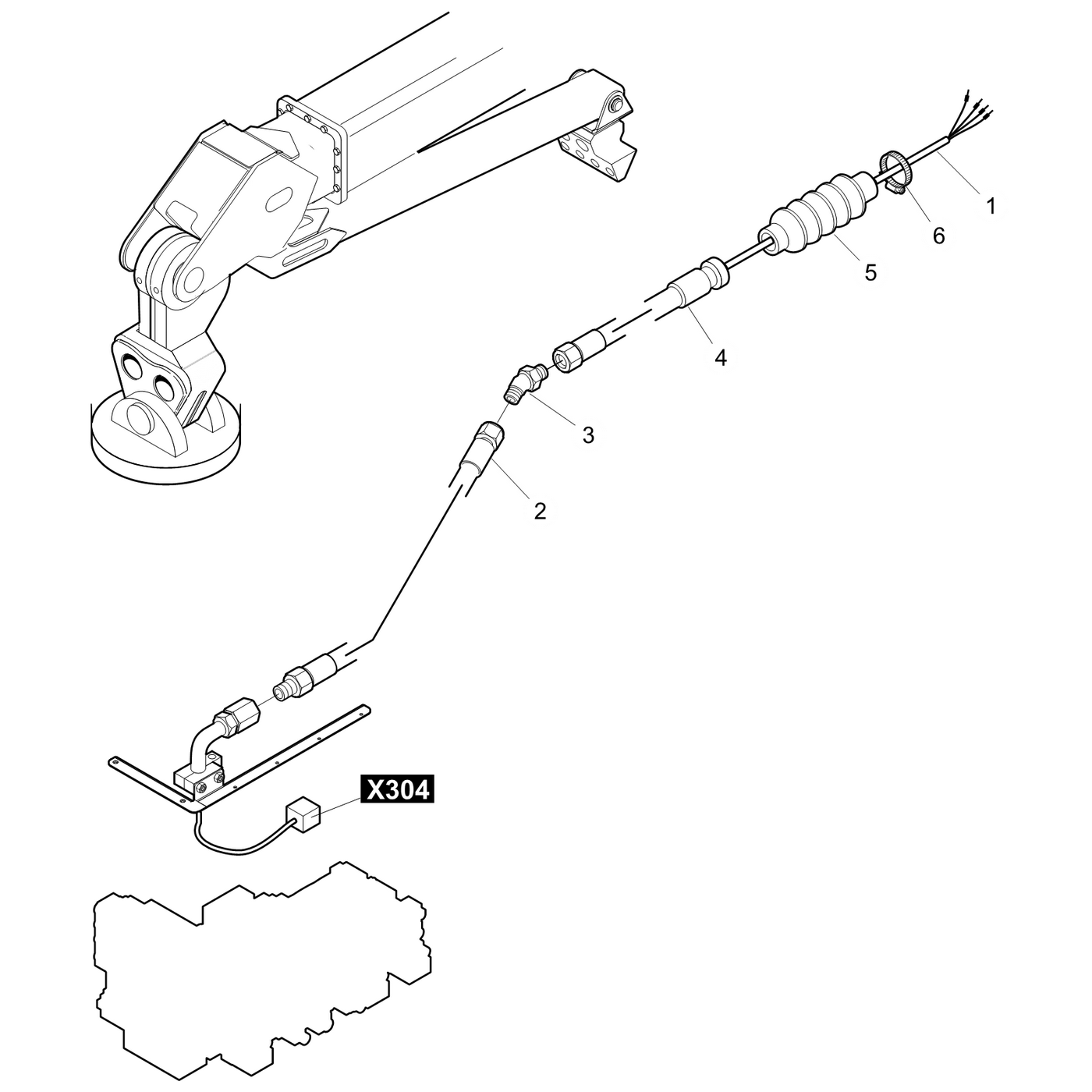 фотография Гидравлический шланг 5233628 от интернет-магазина sp.parts