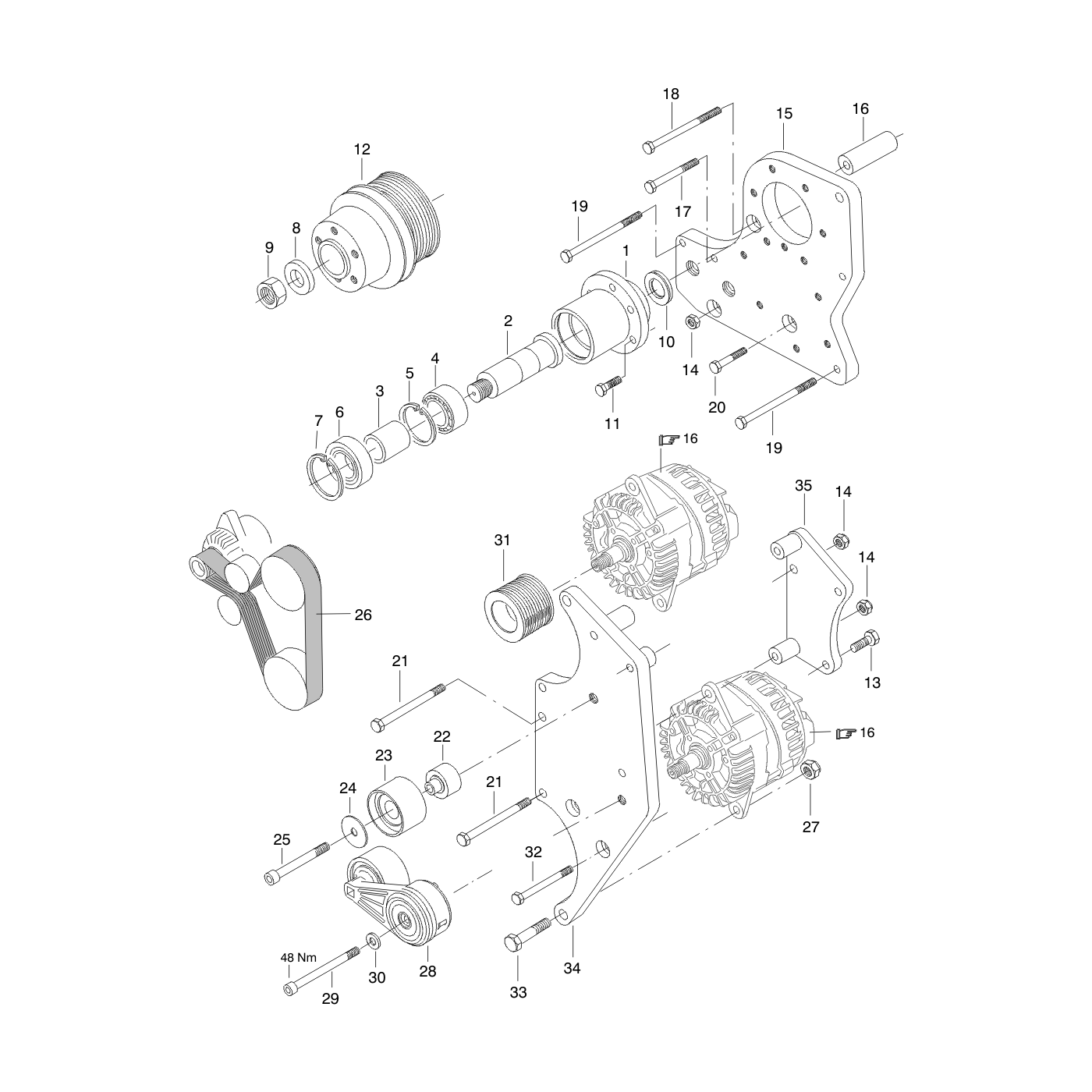 фотография Клиновой ремень 685122140 от интернет-магазина sp.parts