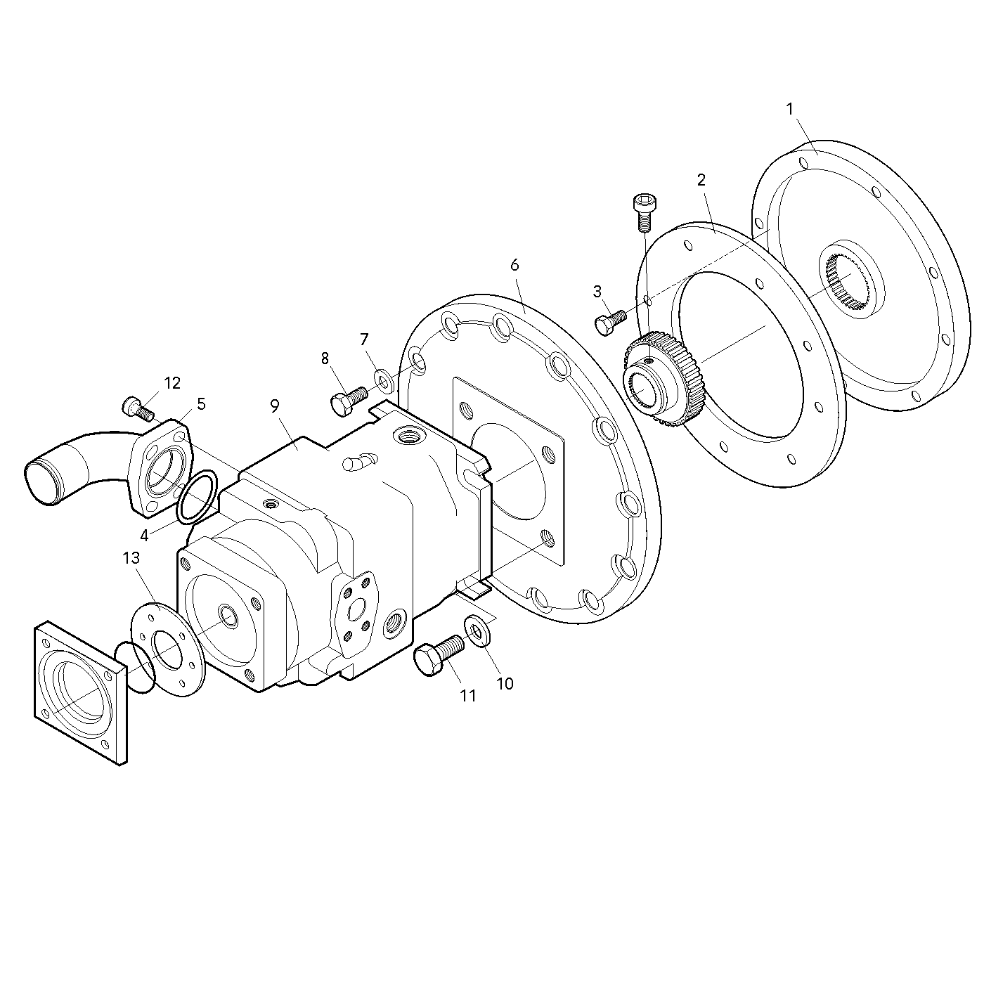 фотография Гидравлический насос 5053772 от интернет-магазина sp.parts