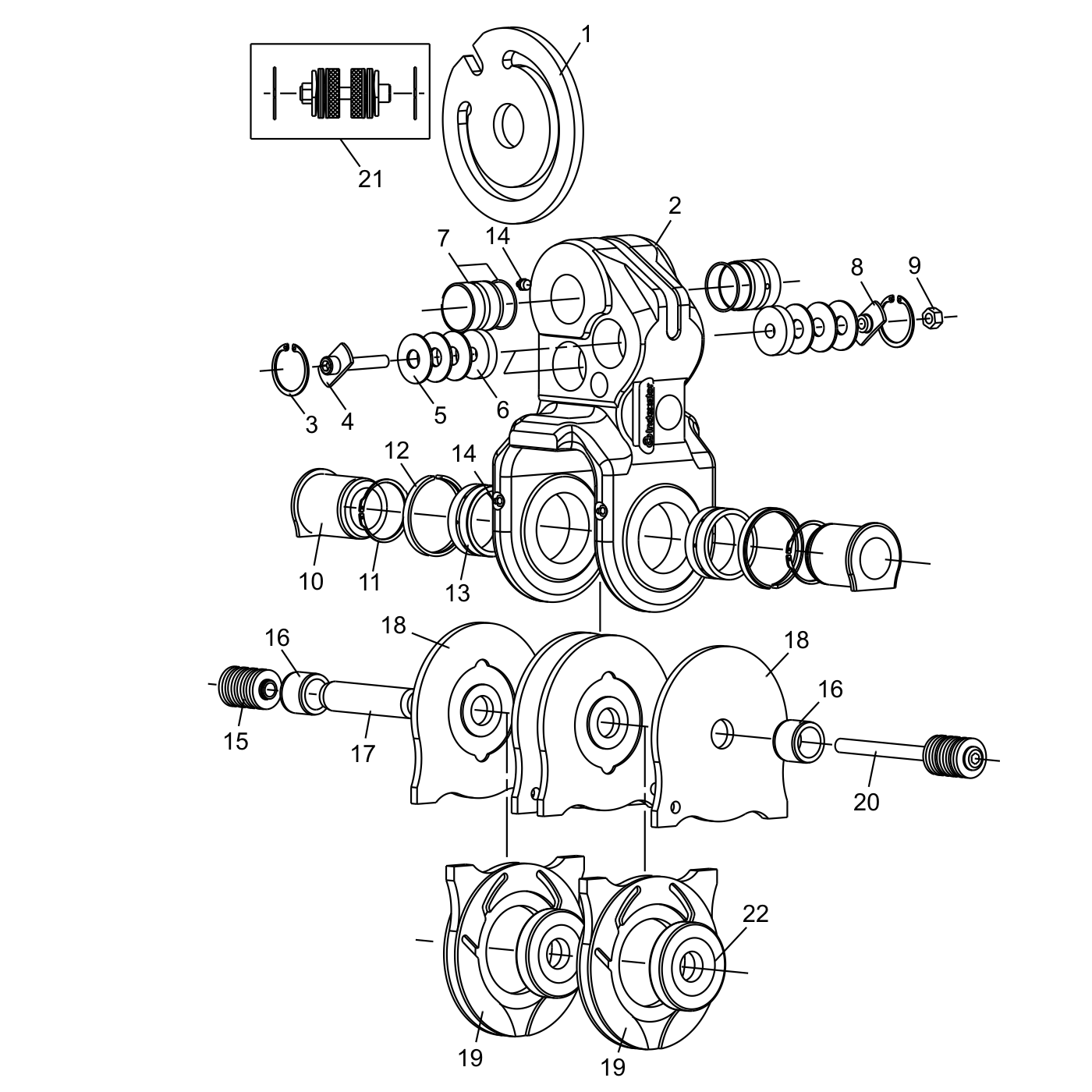 фотография Стопорное кольцо 61733050 (1004027) от интернет-магазина sp.parts