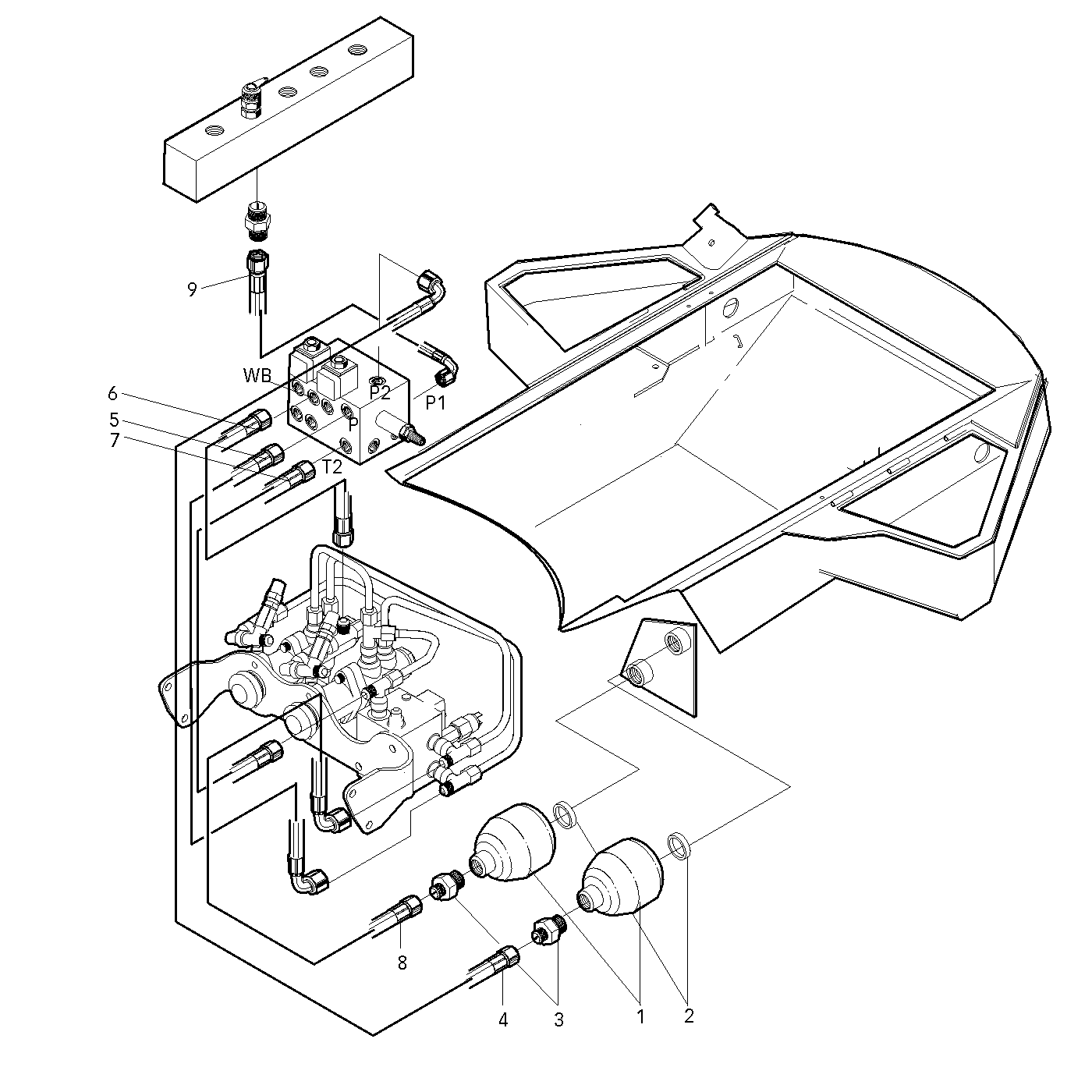 фотография Гидравлический шланг 5072537 от интернет-магазина sp.parts