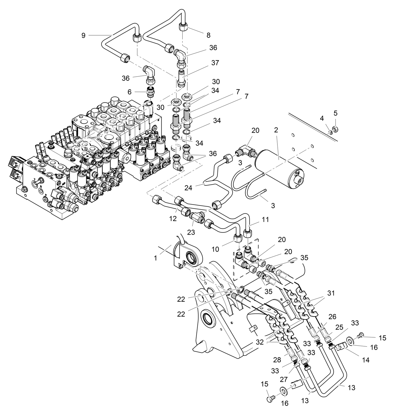 фотография Гидравлическая трубка 5225137 от интернет-магазина sp.parts