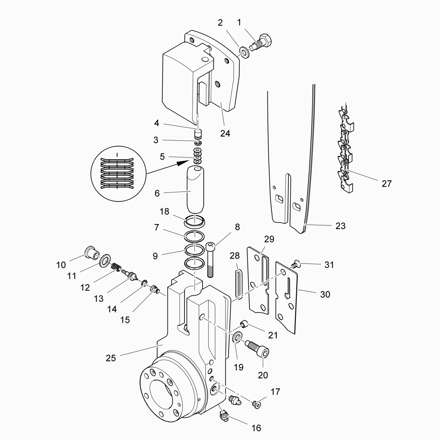 фотография Стержень пилы 5208093 (5065161) от интернет-магазина sp.parts