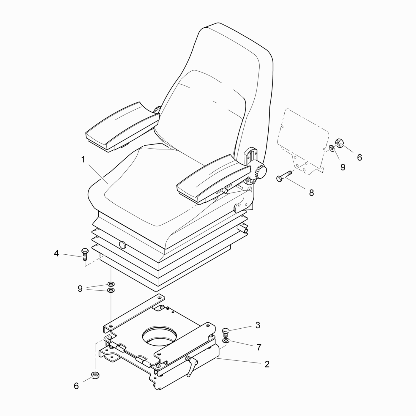 фотография Стойка сиденья 5083308 от интернет-магазина sp.parts