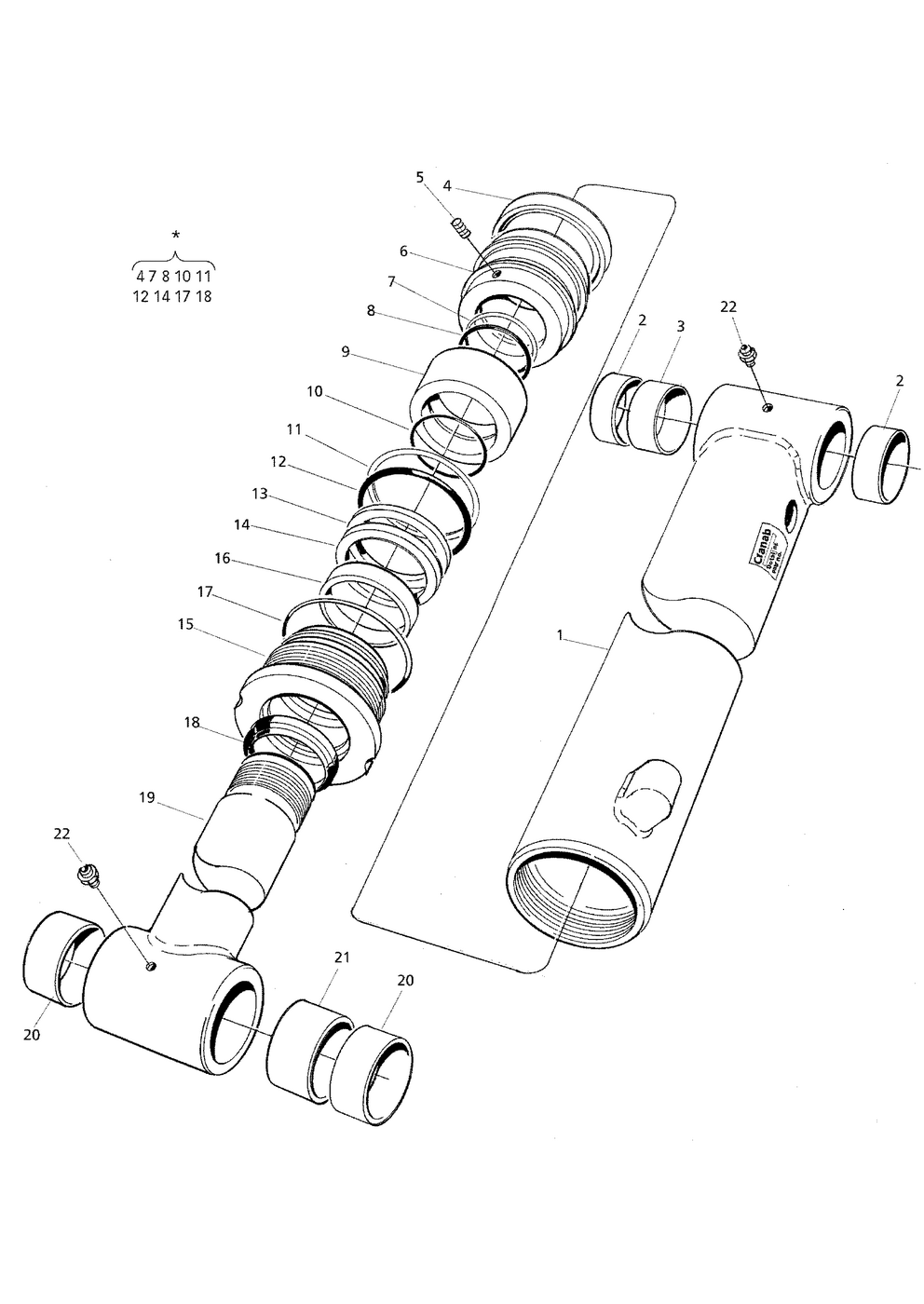 фотография Трубка цилиндра 4623193 от интернет-магазина sp.parts