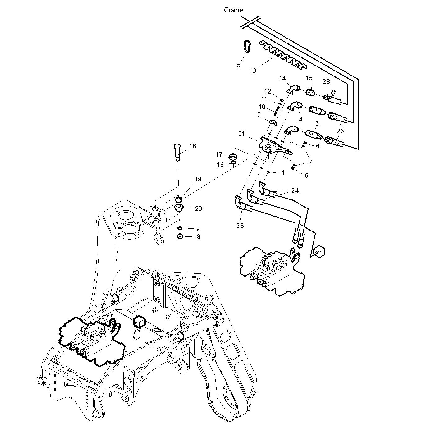 фотография Гидравлический шланг 5056535 от интернет-магазина sp.parts