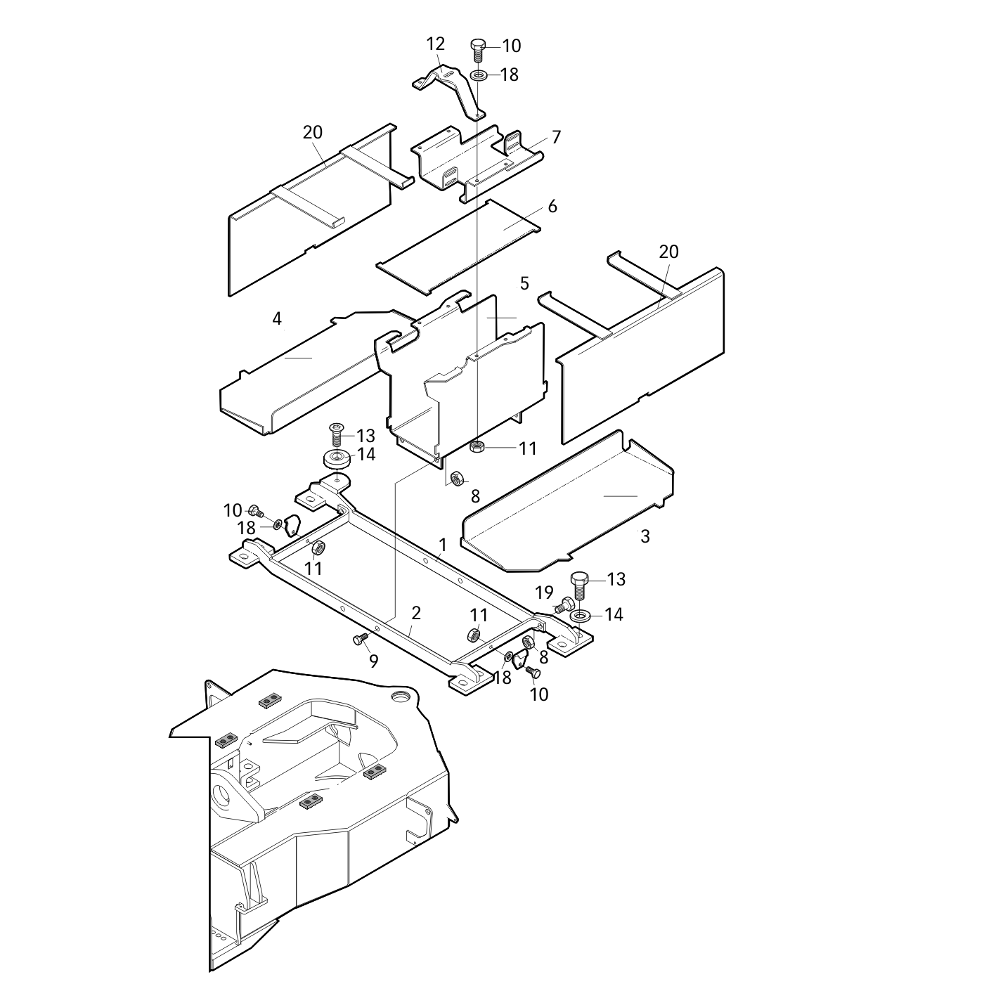 фотография Кронштейн 5054491 от интернет-магазина sp.parts