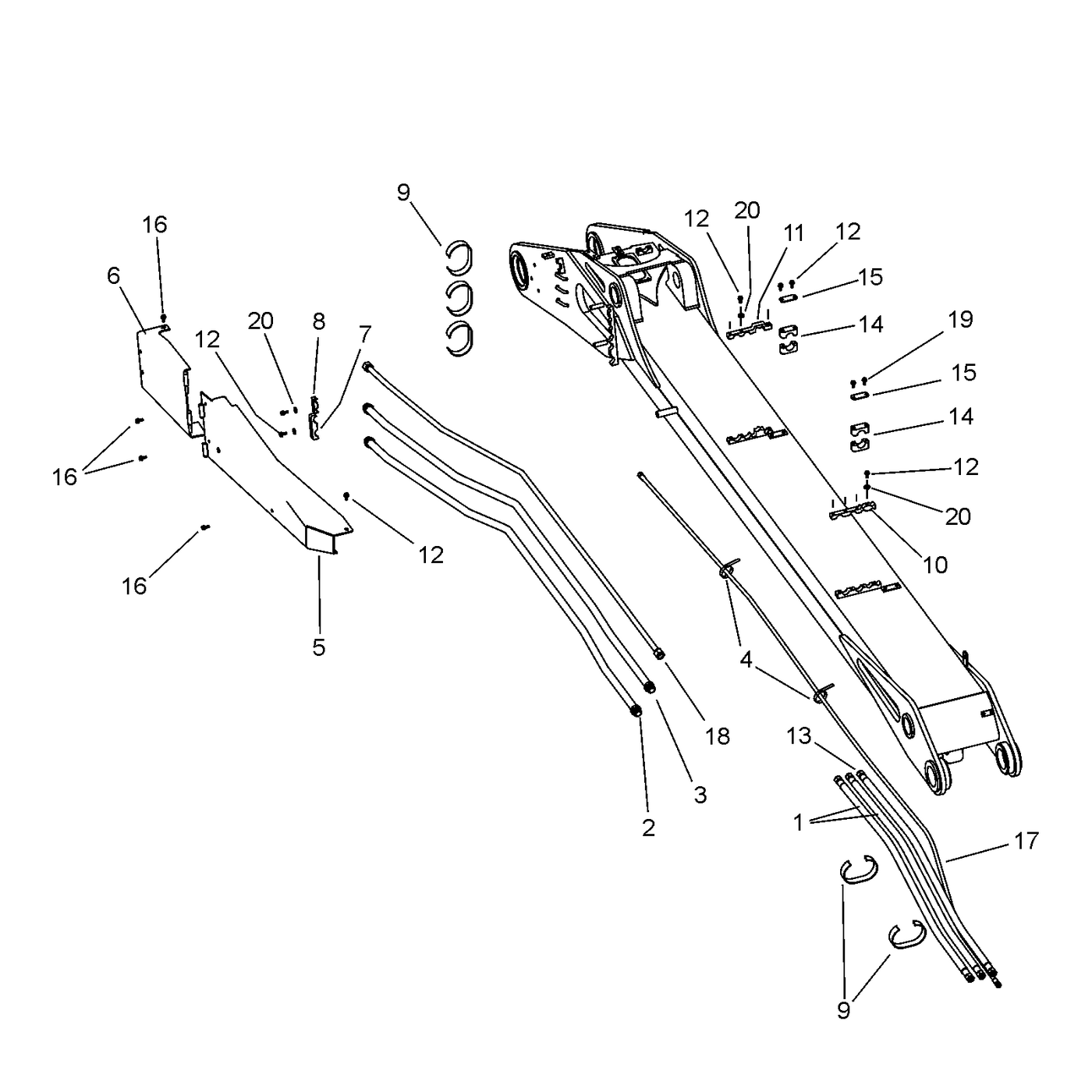 фотография Гидравлический шланг 5073684 от интернет-магазина sp.parts