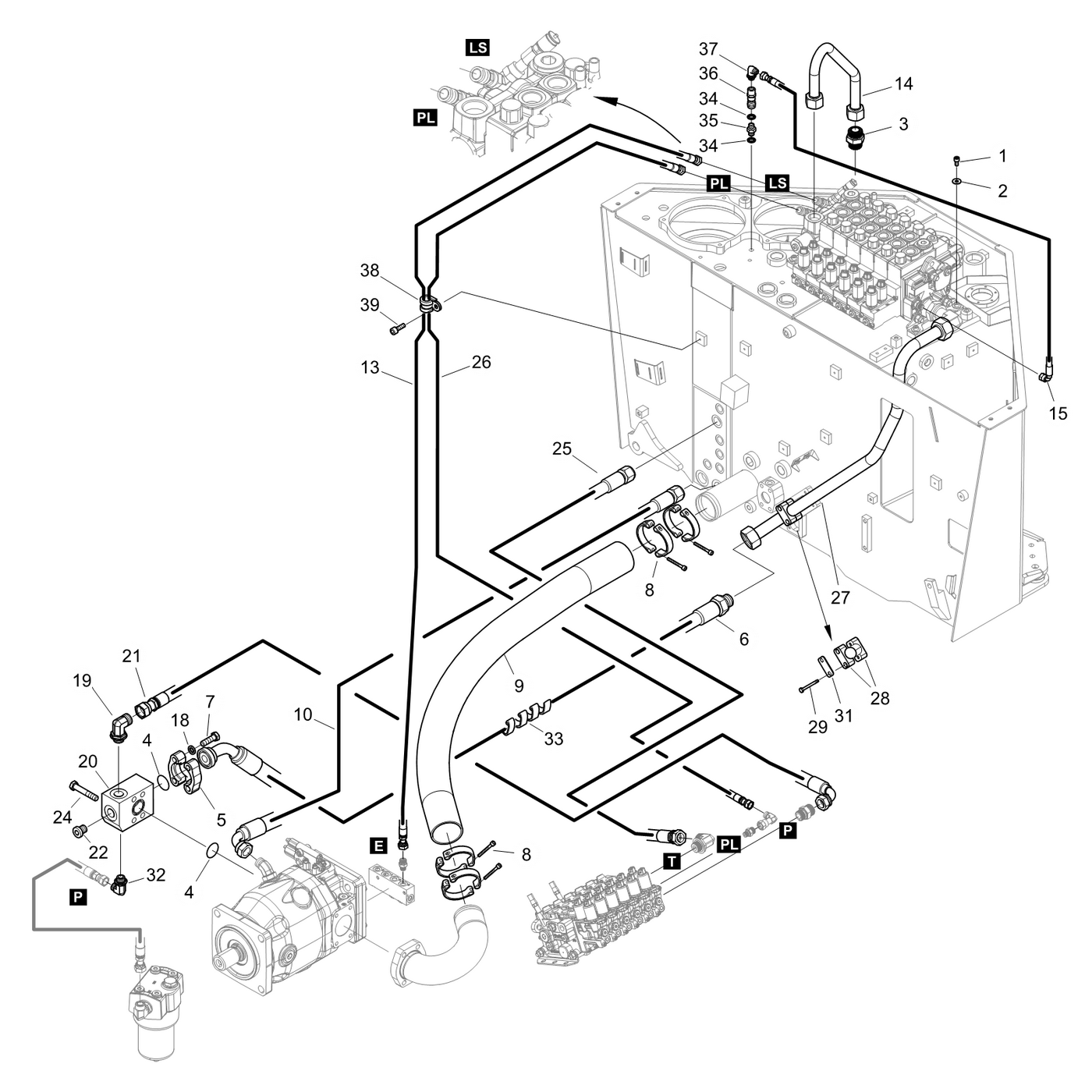 фотография Гидравлическая трубка 5264234 от интернет-магазина sp.parts