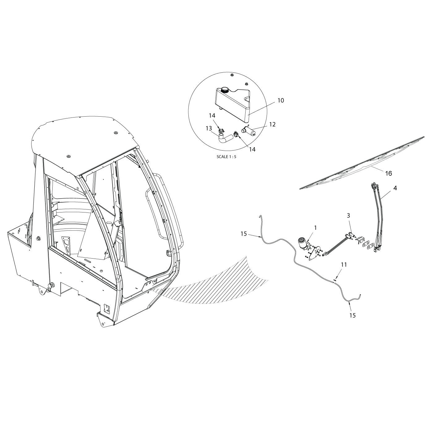 фотография Электродвигатель стеклоочистителя 5266850 от интернет-магазина sp.parts