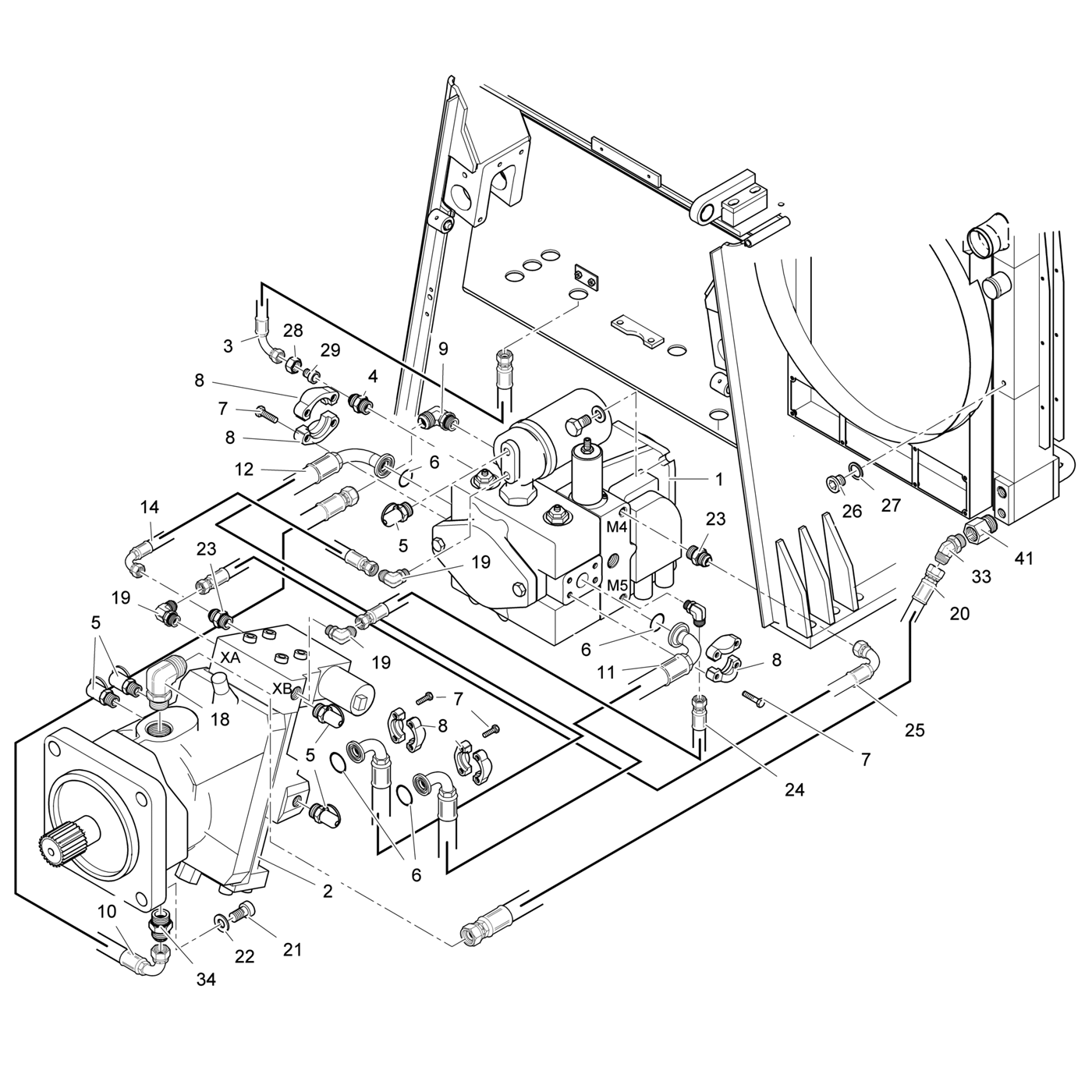 фотография Гидравлический шланг 5024623 от интернет-магазина sp.parts