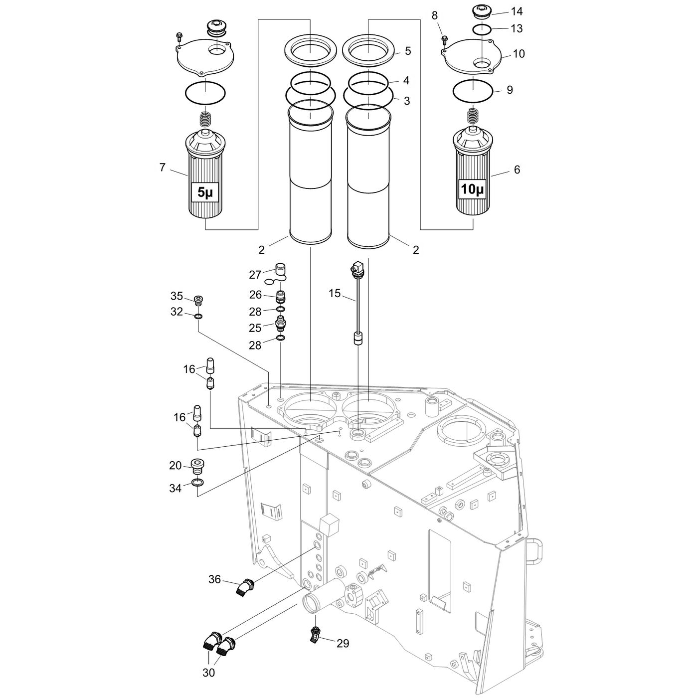 фотография Элемент фильтра 5280474 от интернет-магазина sp.parts