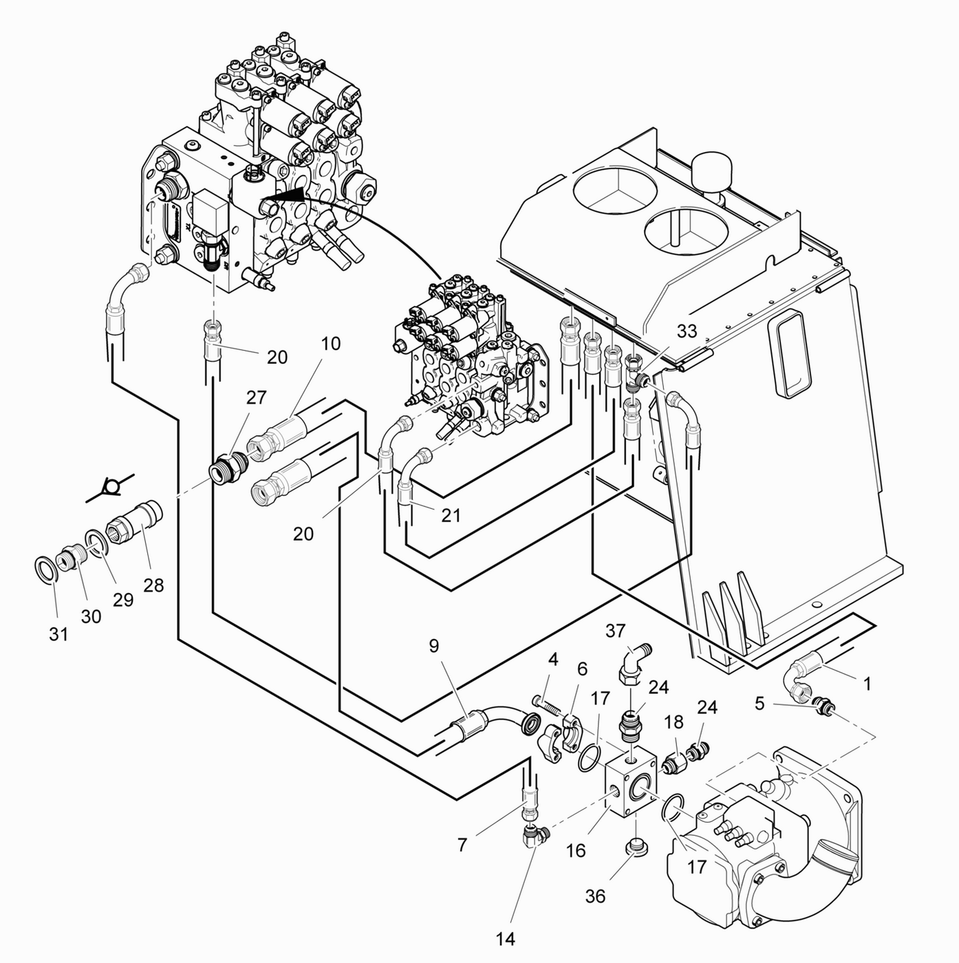 фотография Гидравлический шланг 5082052 от интернет-магазина sp.parts