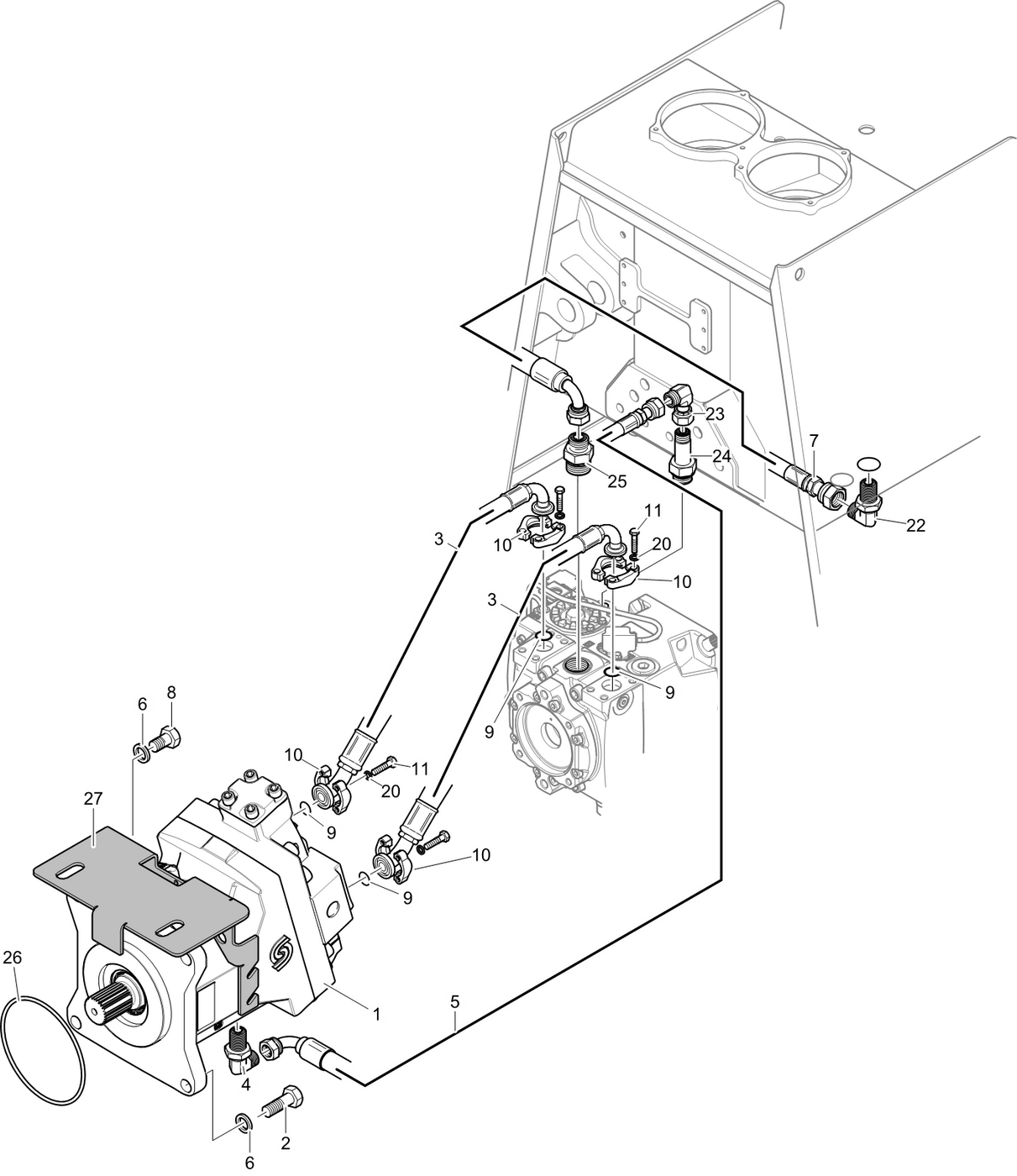 фотография Гидравлический шланг 5255860 от интернет-магазина sp.parts