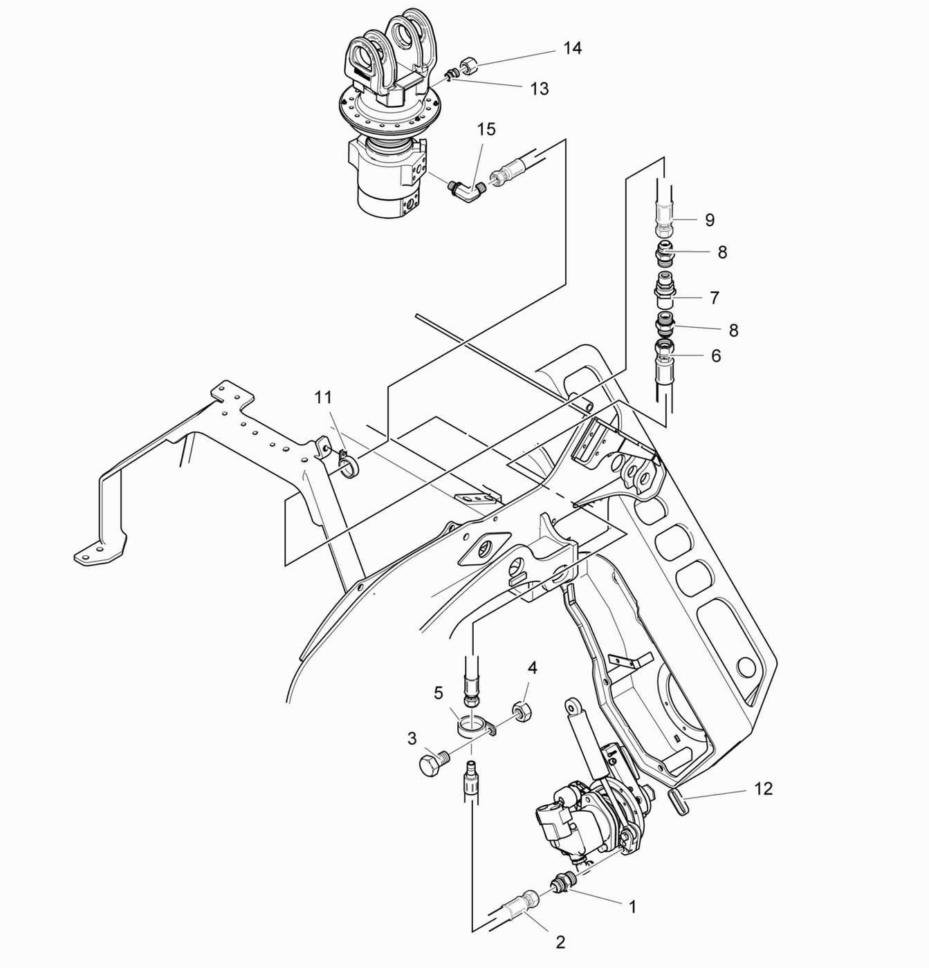 фотография Гидравлический шланг 5072325 от интернет-магазина sp.parts