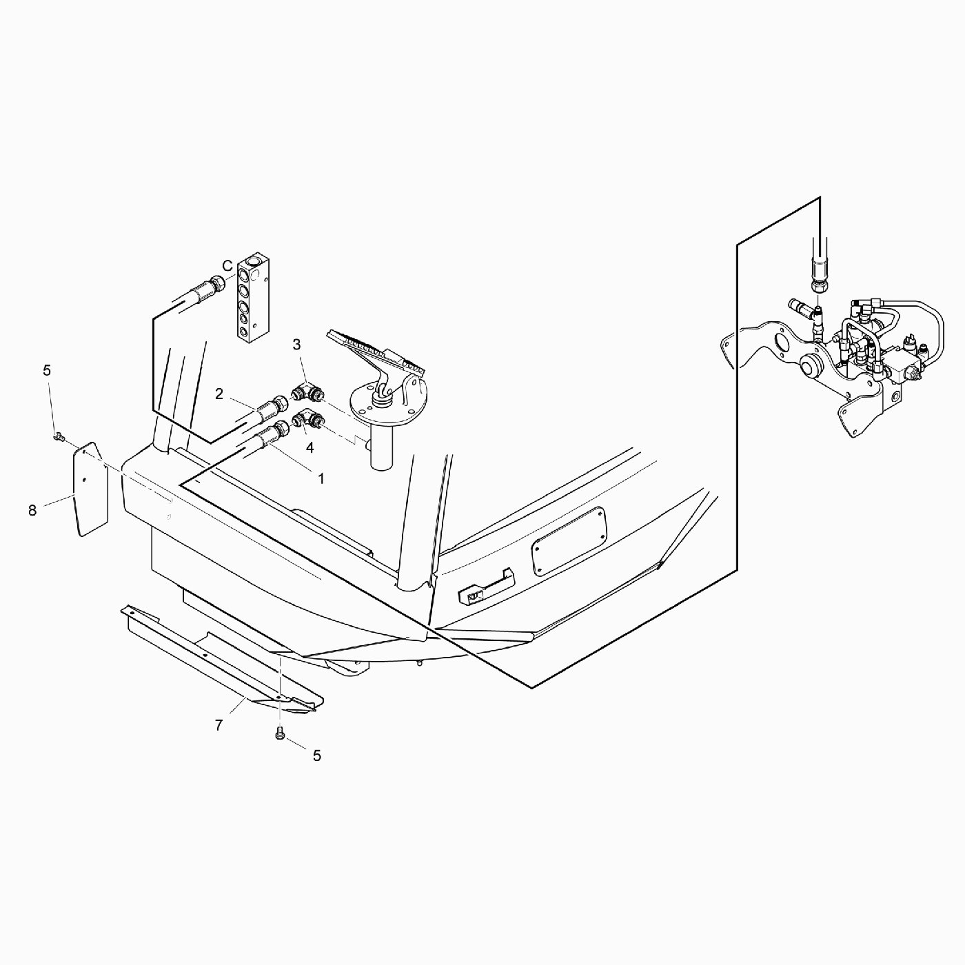 фотография Гидравлический шланг 5082316 от интернет-магазина sp.parts