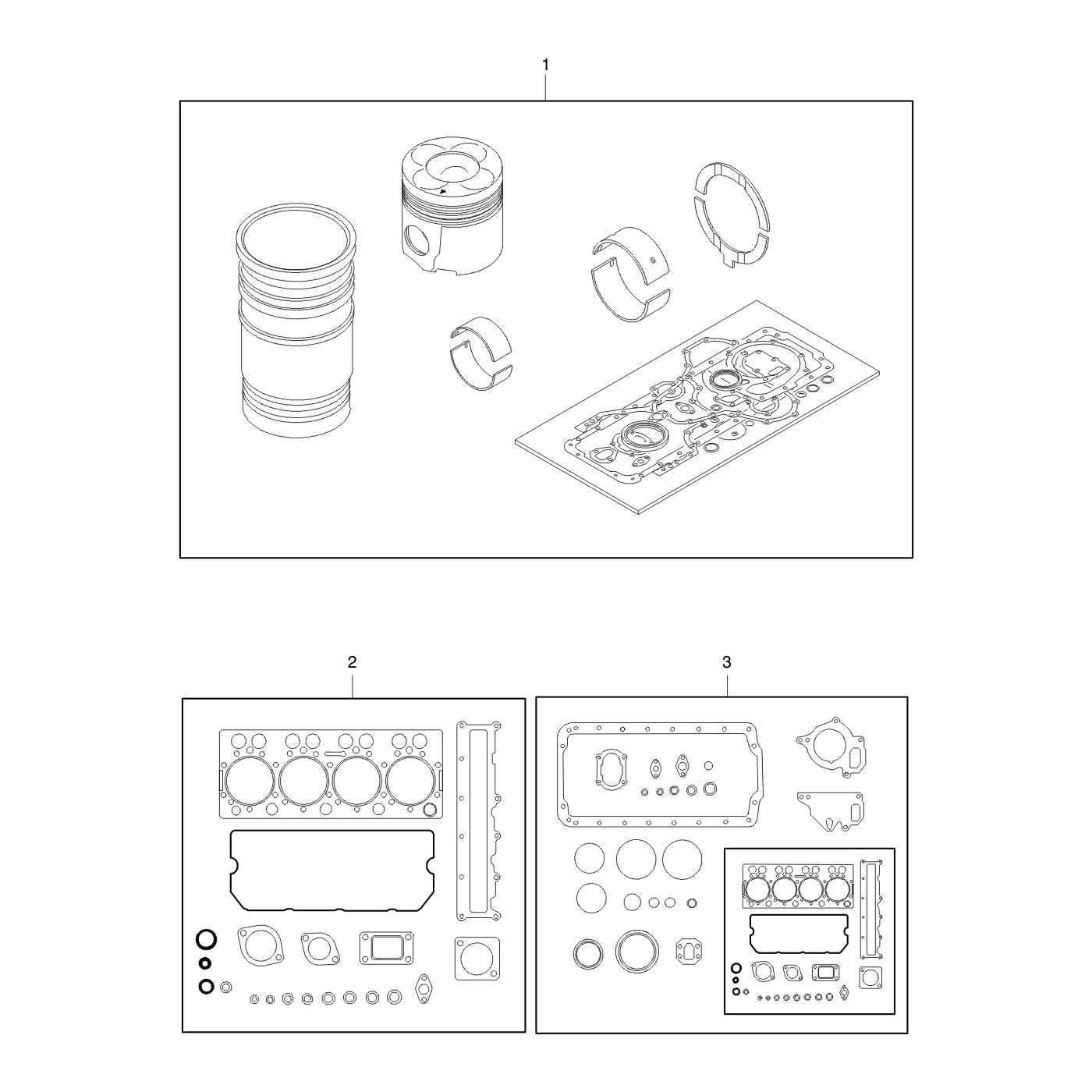 фотография Комплект прокладок 5199193 от интернет-магазина sp.parts