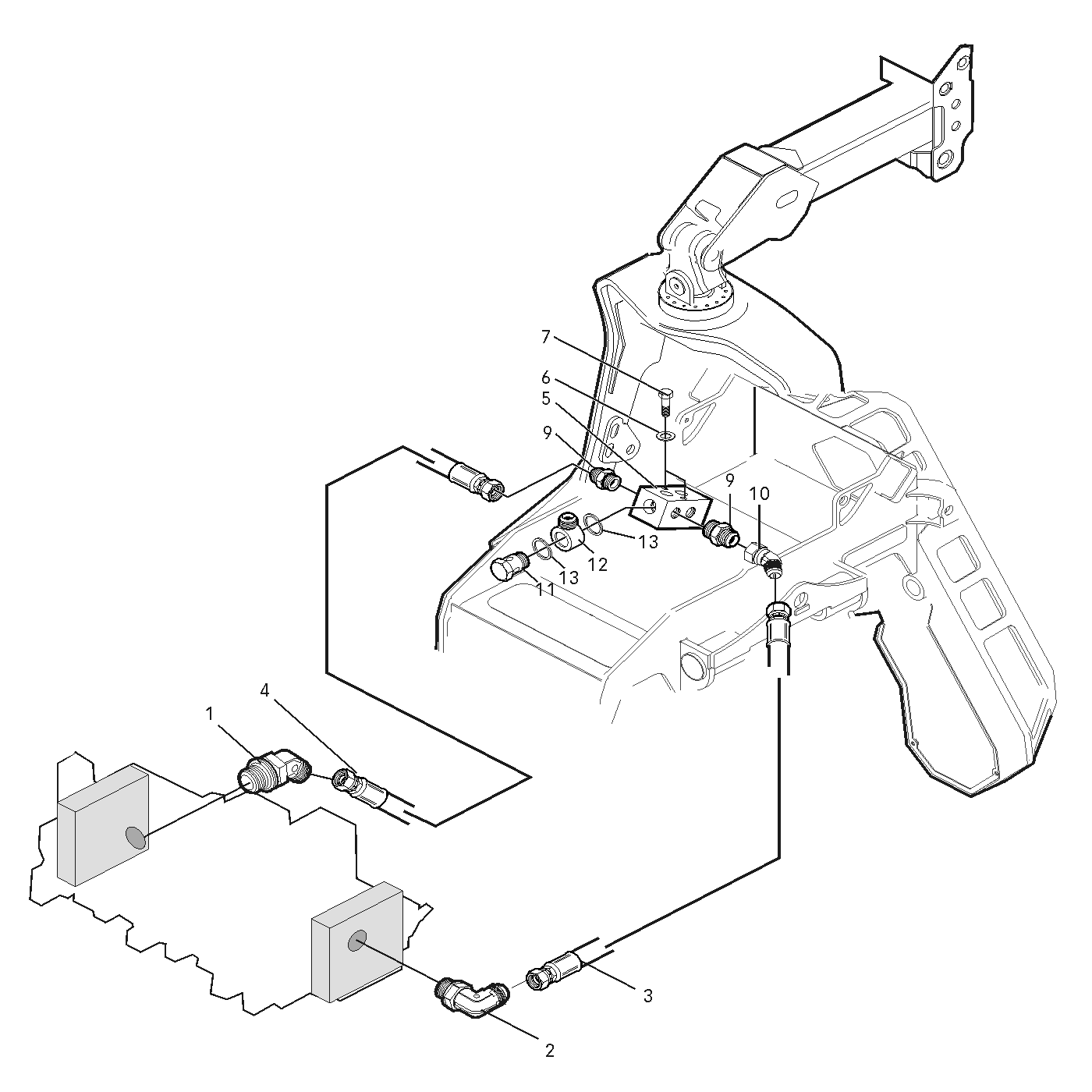 фотография Корпус поворотного фитинга 5012261 от интернет-магазина sp.parts