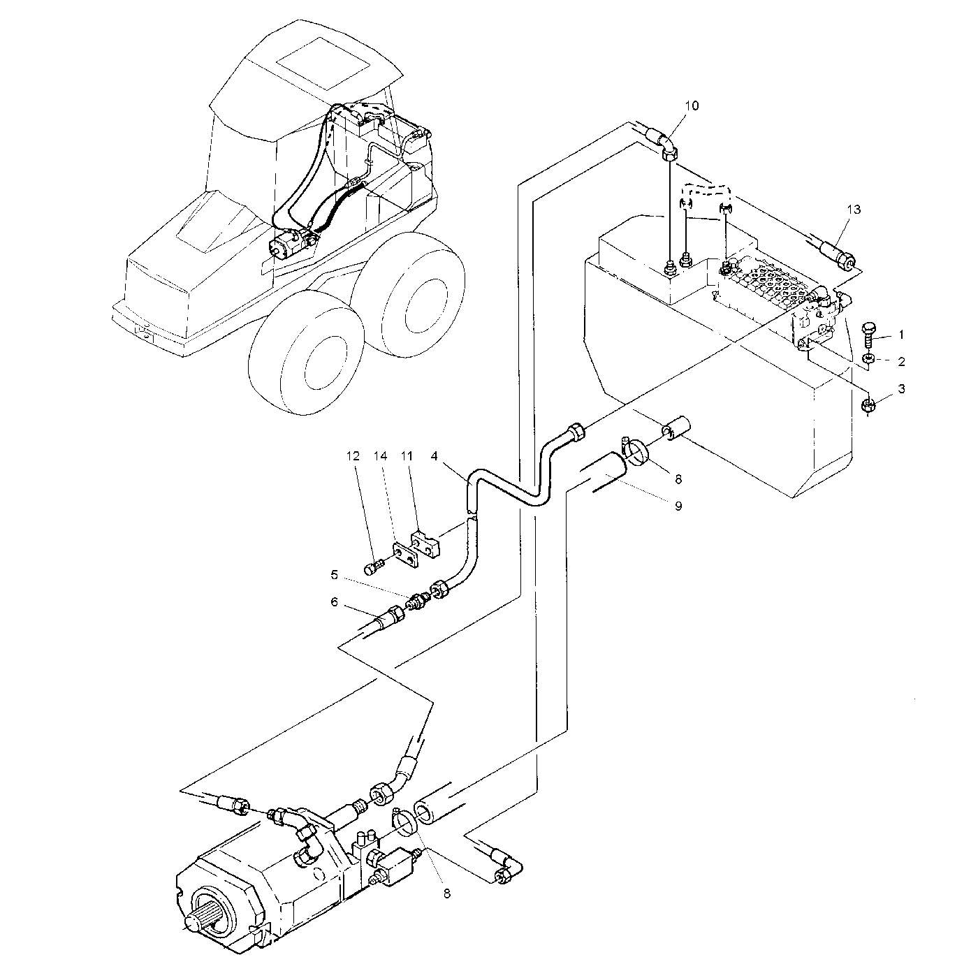 фотография Гидравлический шланг 5034703 от интернет-магазина sp.parts