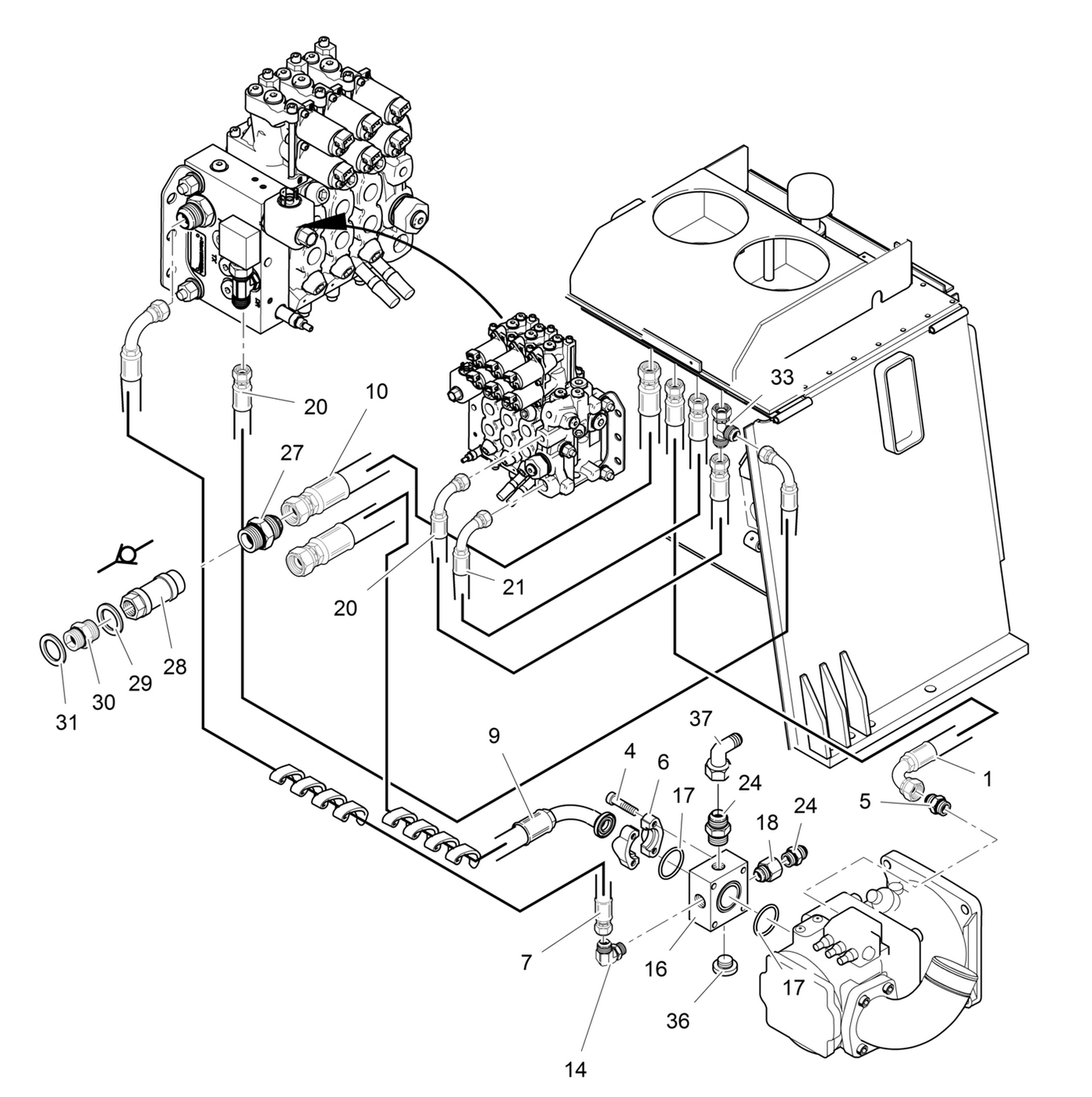 фотография Гидравлический шланг 5210279 от интернет-магазина sp.parts