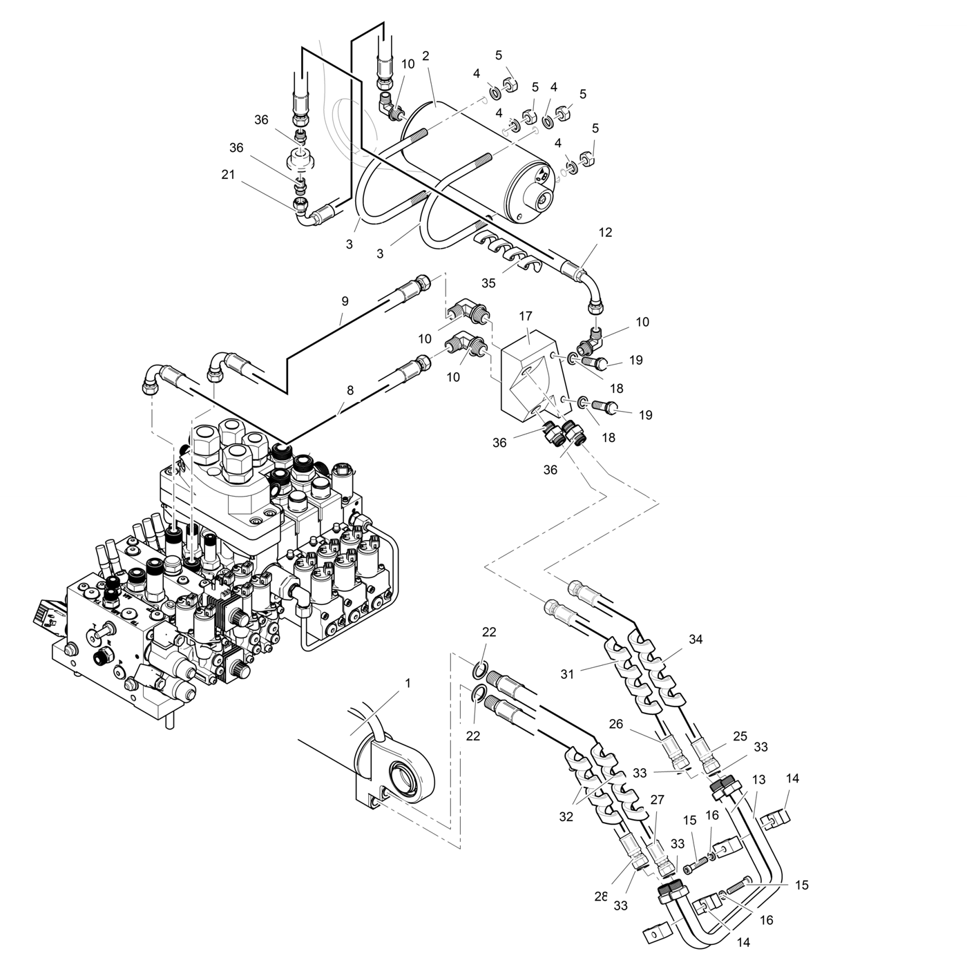 фотография Гидравлический шланг 5090962 от интернет-магазина sp.parts