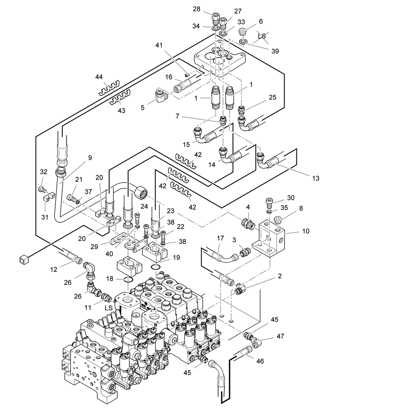 фотография Гидравлический шланг 5075502 от интернет-магазина sp.parts