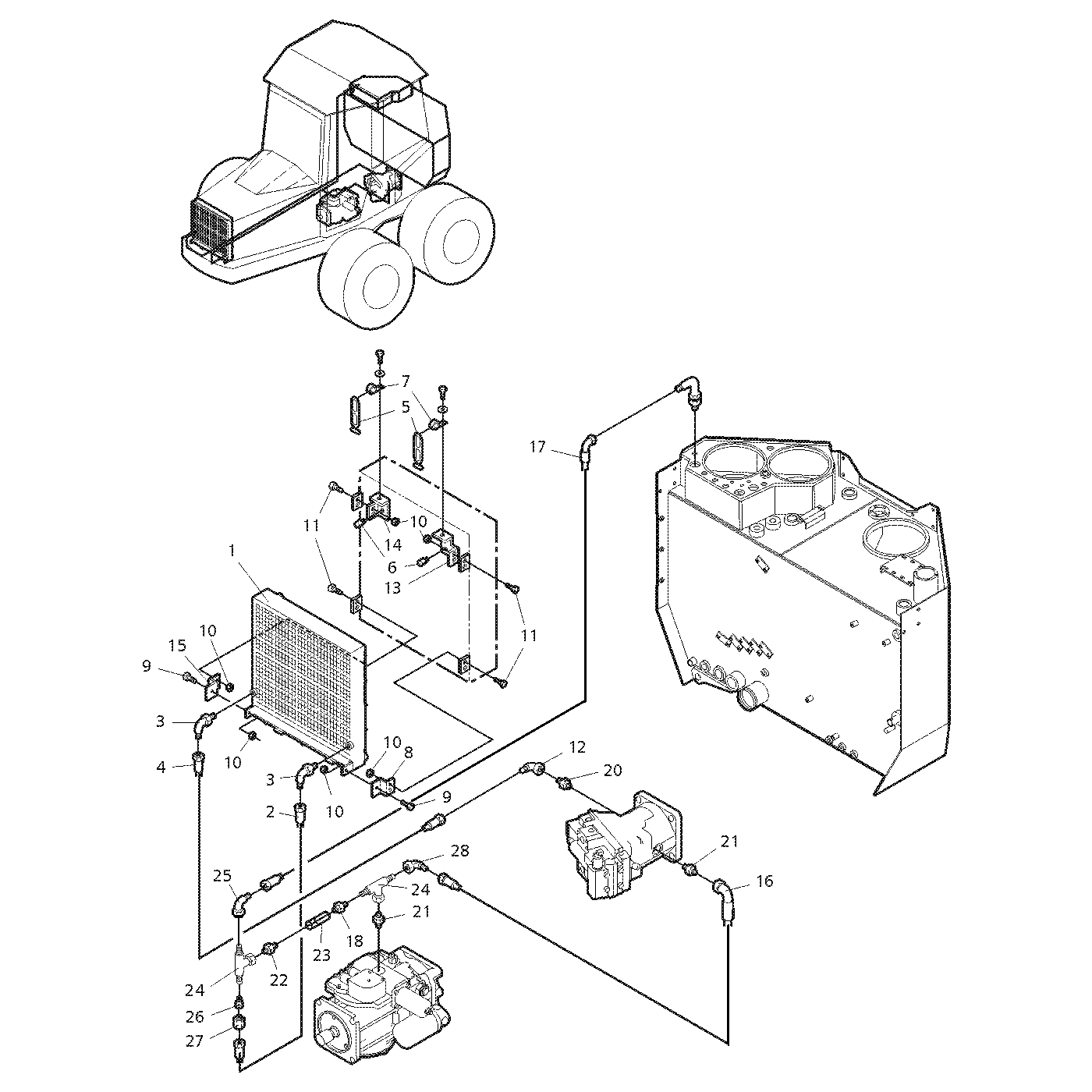 фотография Гидравлический шланг 5045599 от интернет-магазина sp.parts