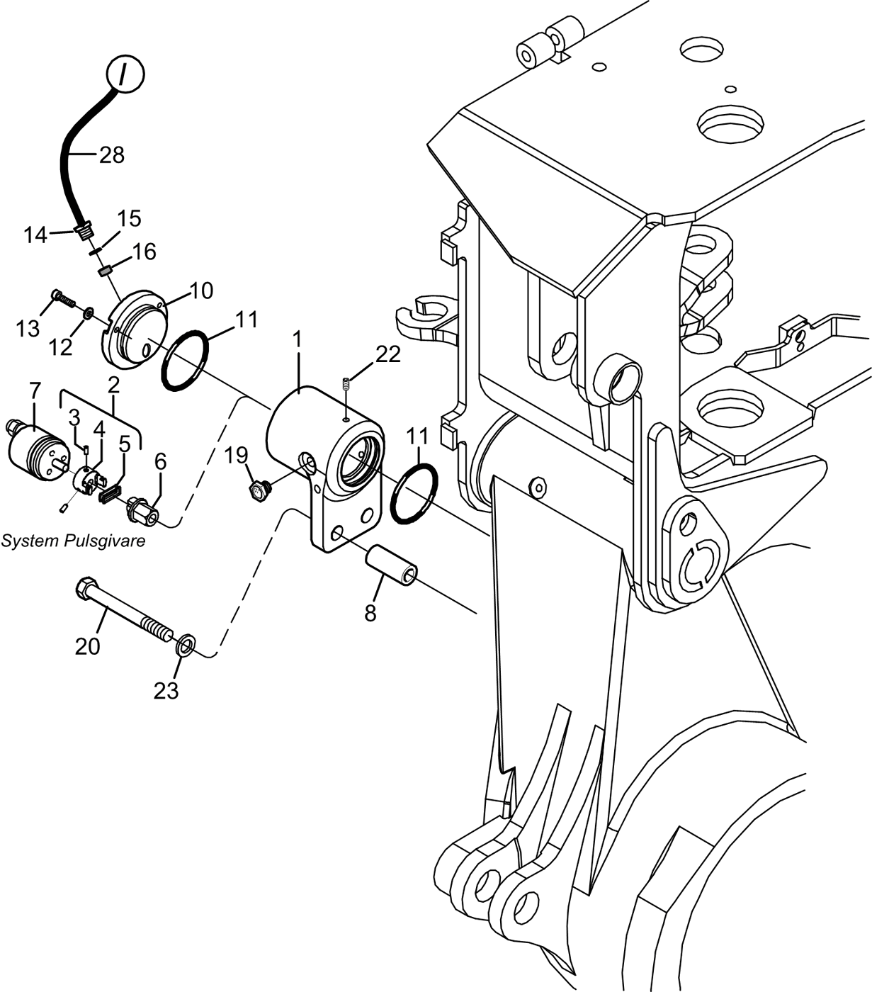 фотография Датчик импульсный 5245199 от интернет-магазина sp.parts