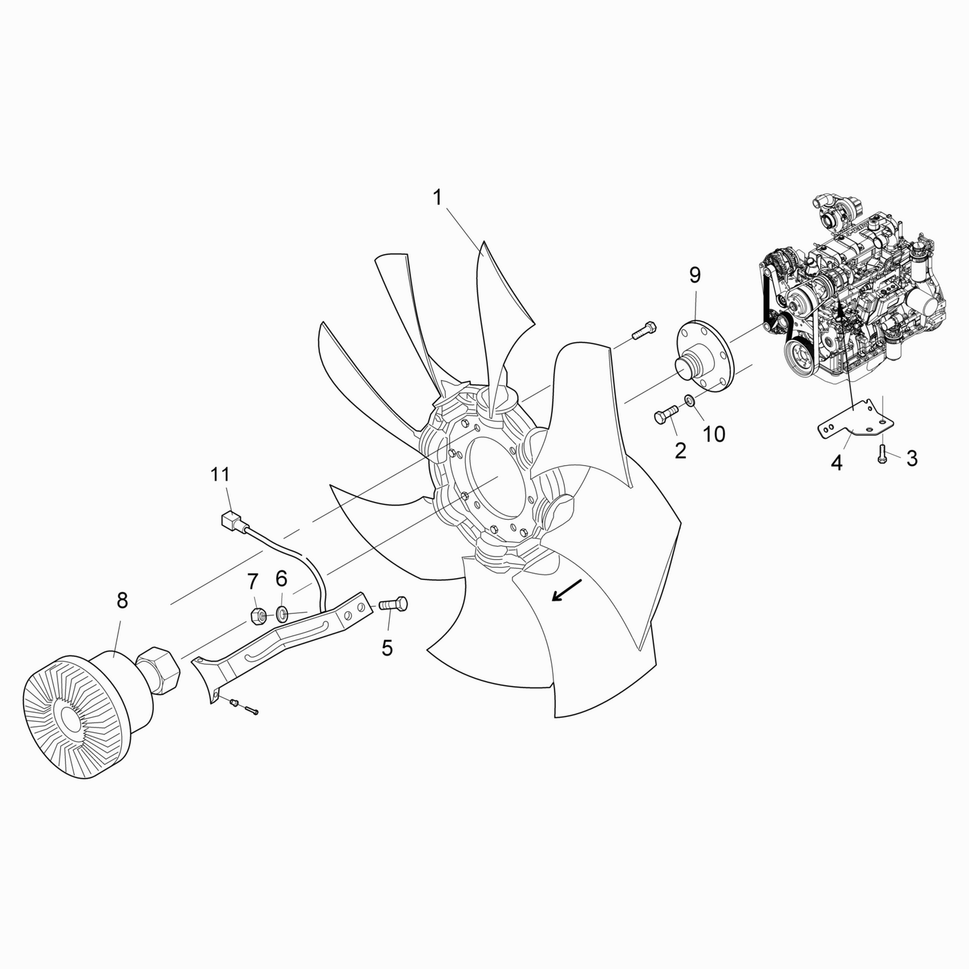 фотография Вентилятор 5076323 от интернет-магазина sp.parts