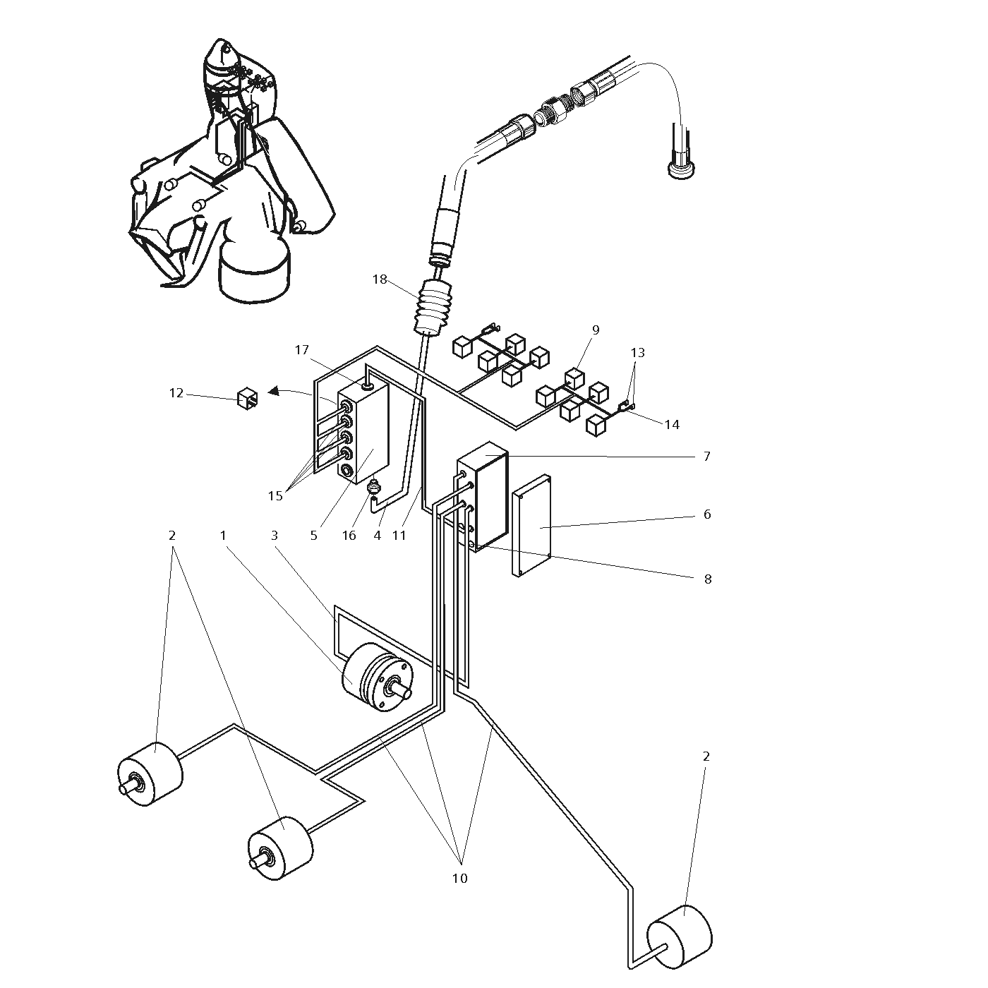 фотография Шланг 5043105 от интернет-магазина sp.parts