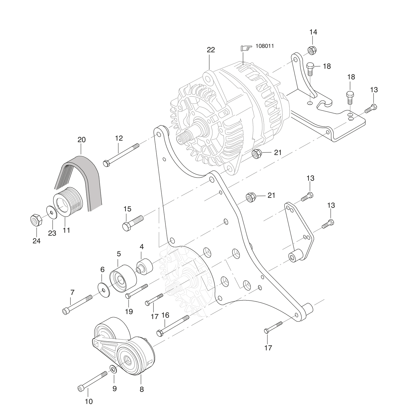 фотография Болт 5211986 от интернет-магазина sp.parts